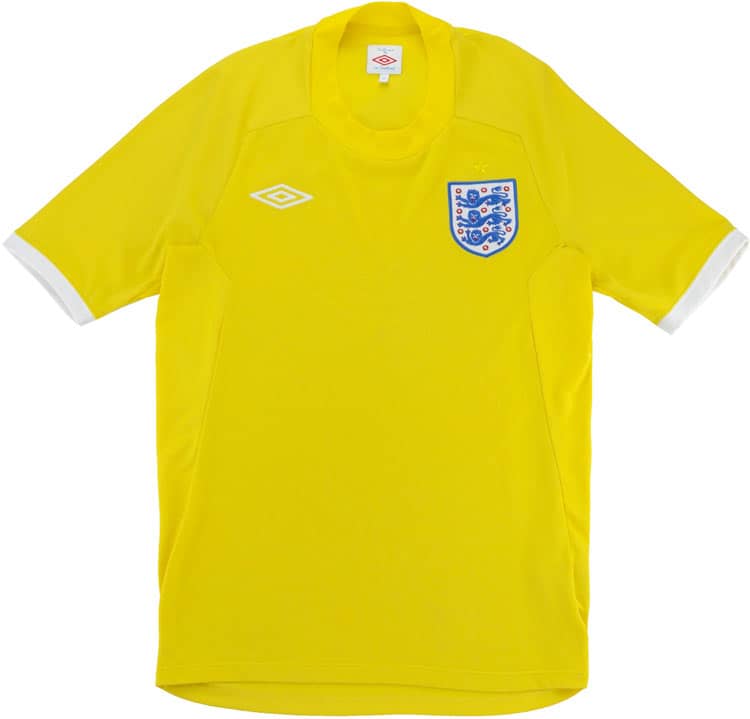 2010-11 England GK S/S Shirt - 8/10 - (S)