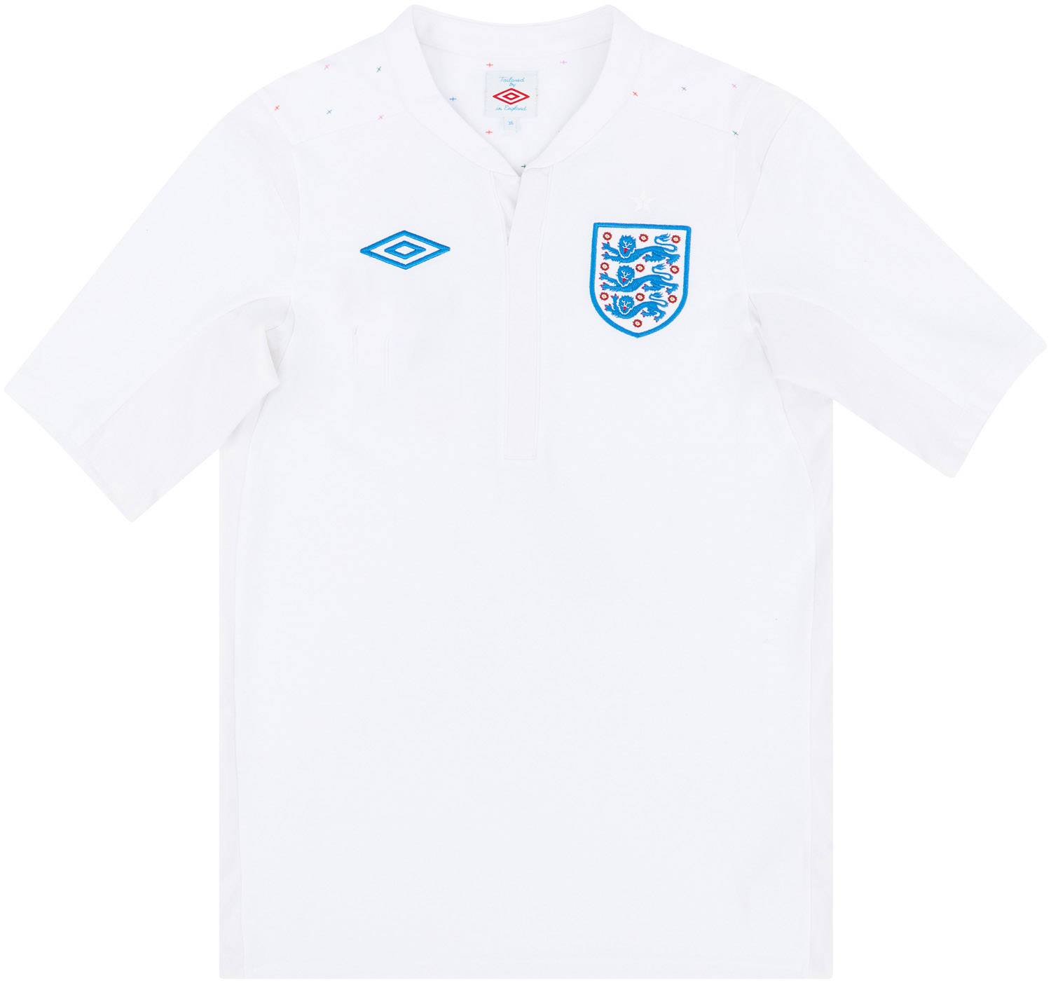 2010-11 England Home Shirt - 9/10