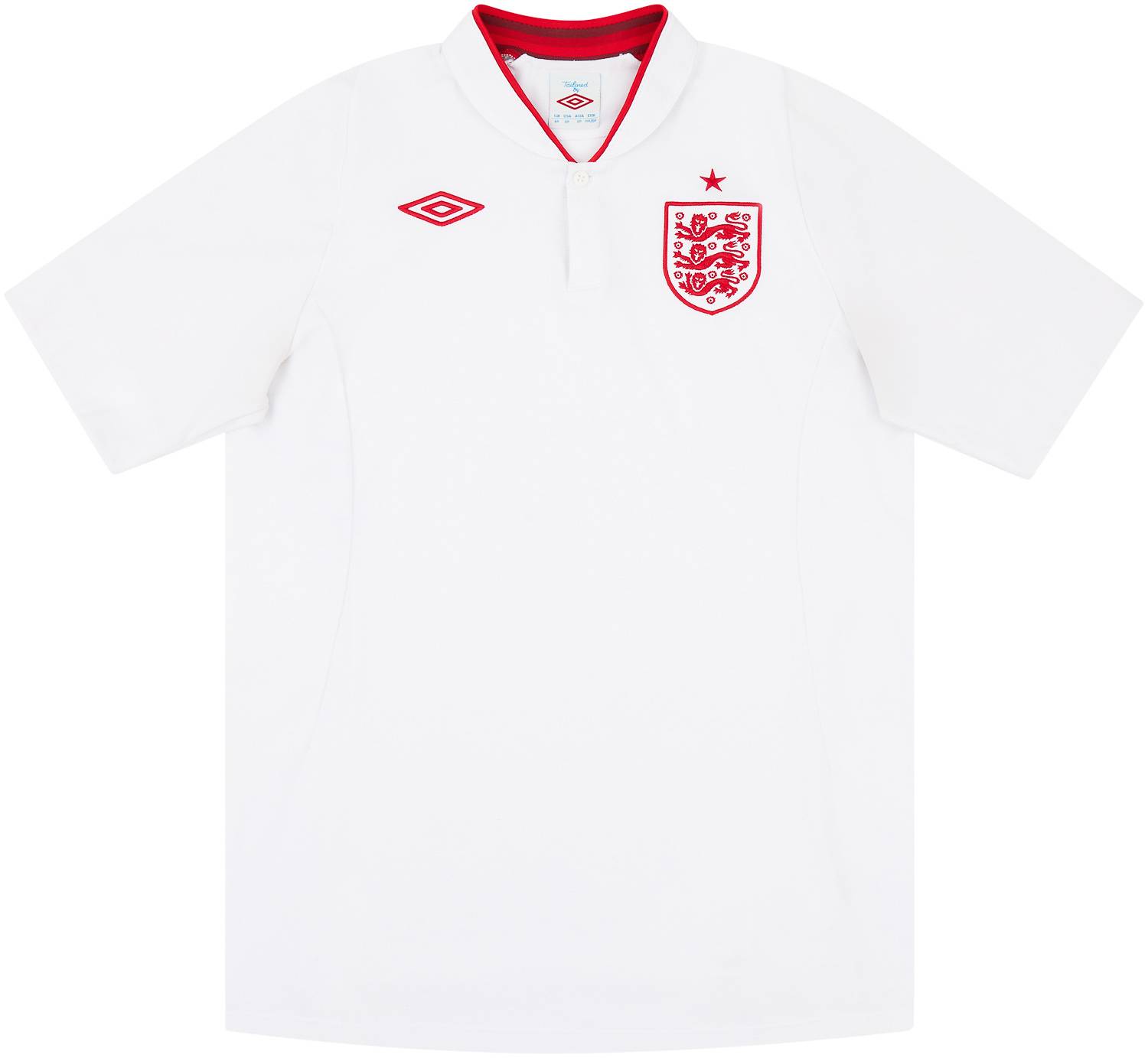 2012-13 England Home Shirt - 9/10 - M