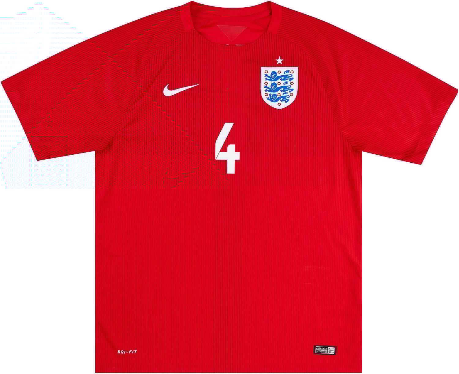 2014-15 England Away Shirt Gerrard #4