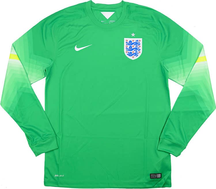 2014-15 England GK Home Shirt - 6/10 - (L)