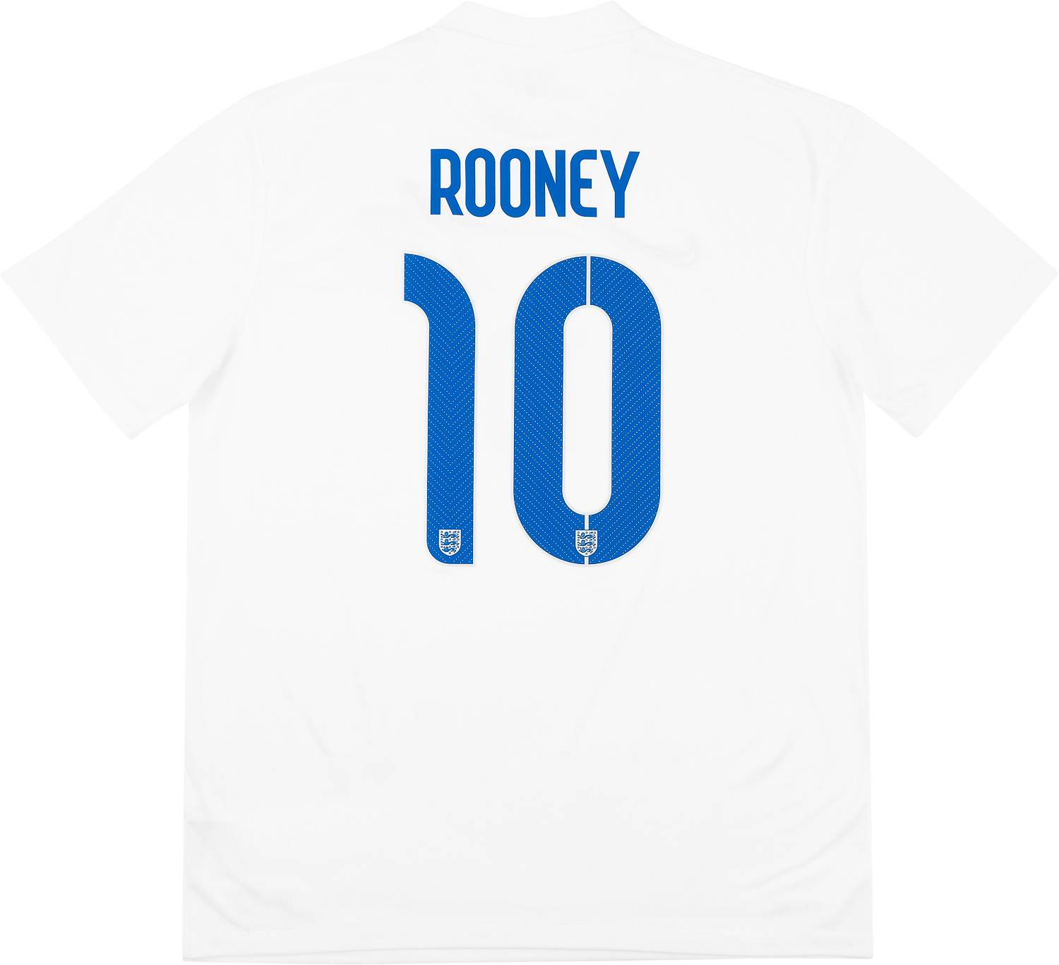 2014-15 England Home Shirt Rooney #10 - 6/10 - (S)