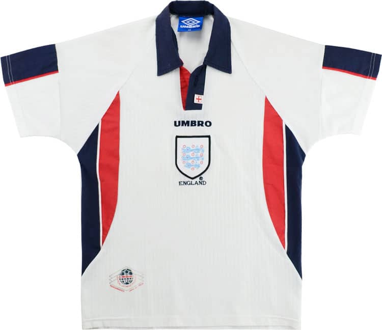 1997-99 England Home Shirt - 6/10 - (Y)