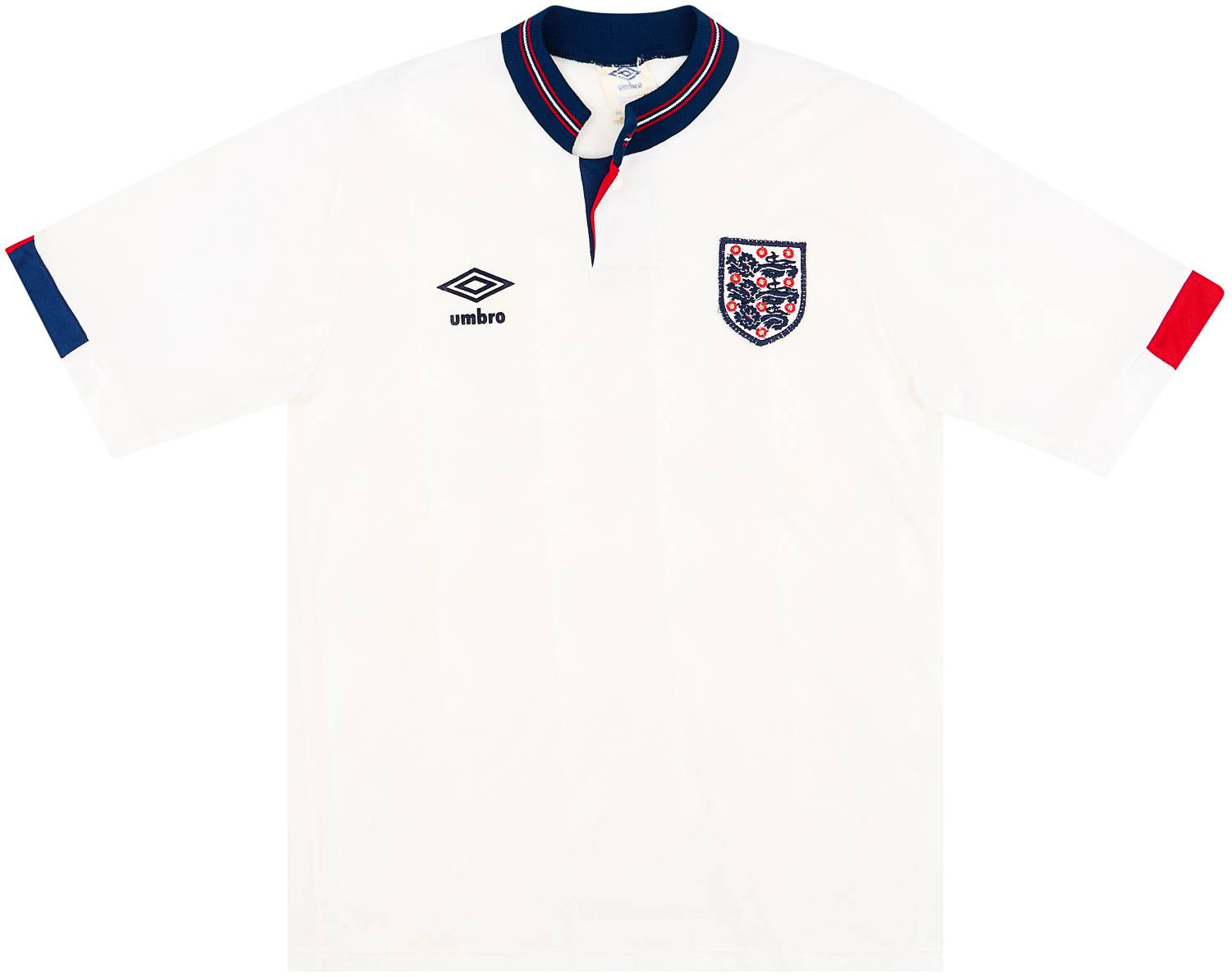 1987-90 England Home Shirt - 8/10 - (M)