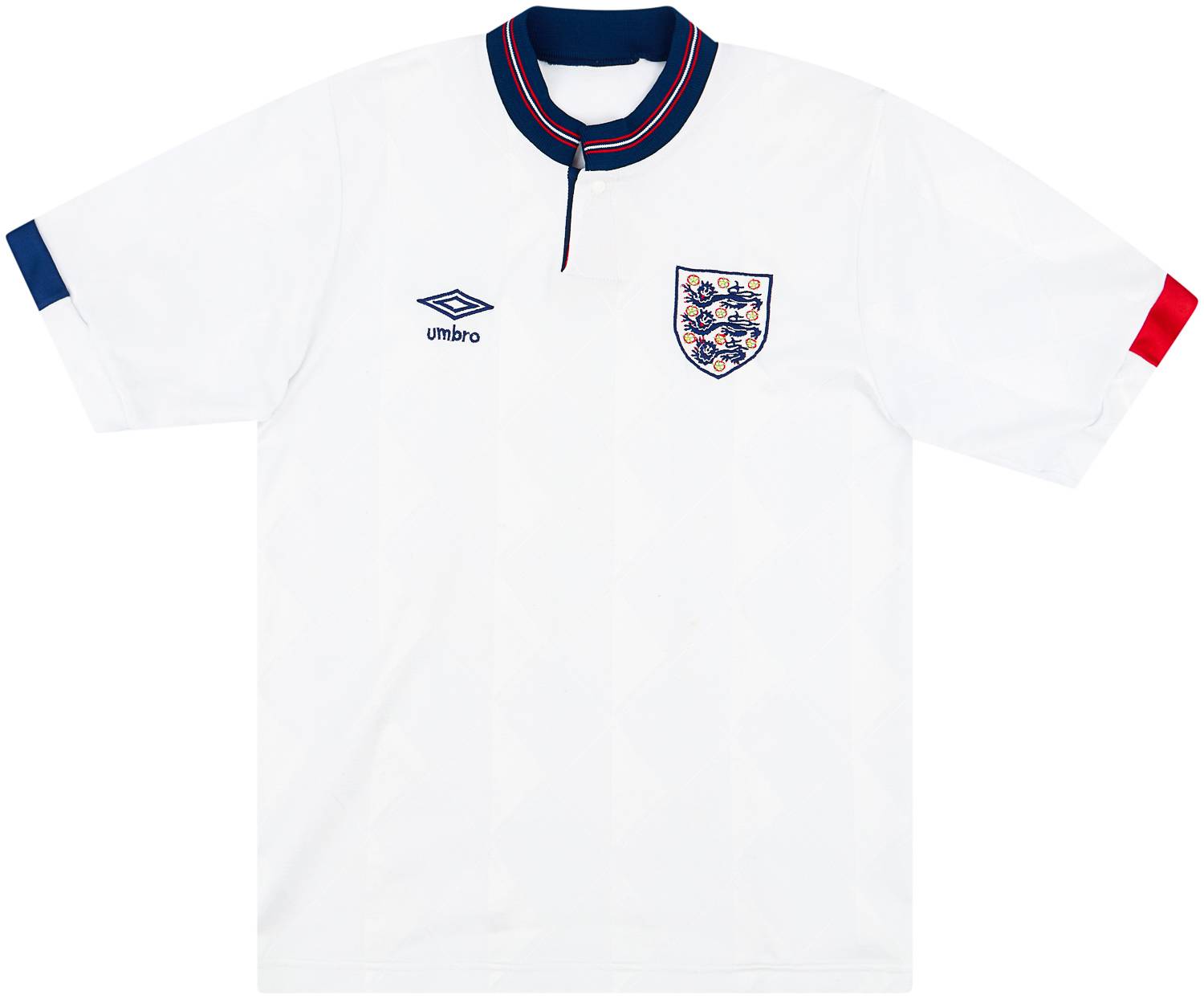 1987-90 England Home Shirt - 6/10 - (S)