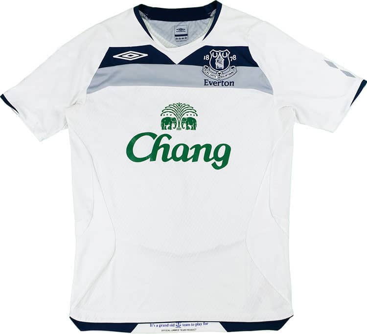 2008-09 Everton Away Shirt - 8/10 - (XL)
