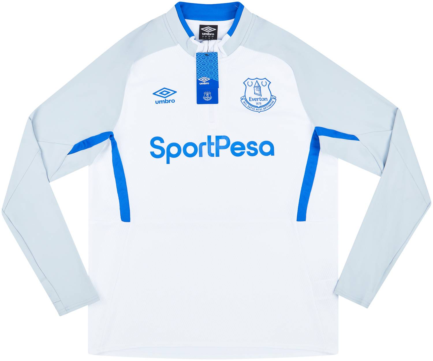 2019-20 Everton Umbro 1/2 Zip Training Top