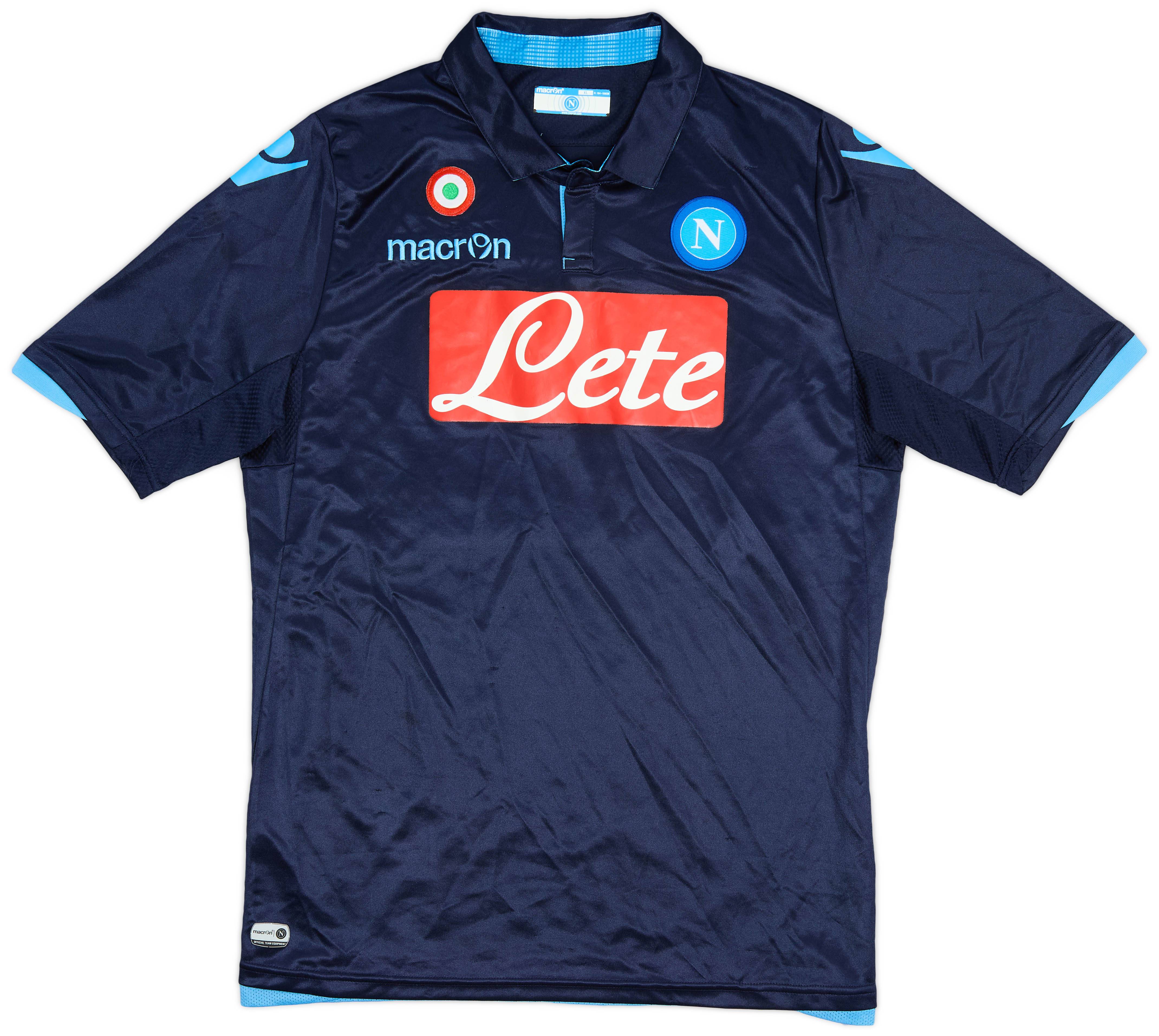 2014-15 Napoli GK S/S Shirt - 7/10 - (XL)
