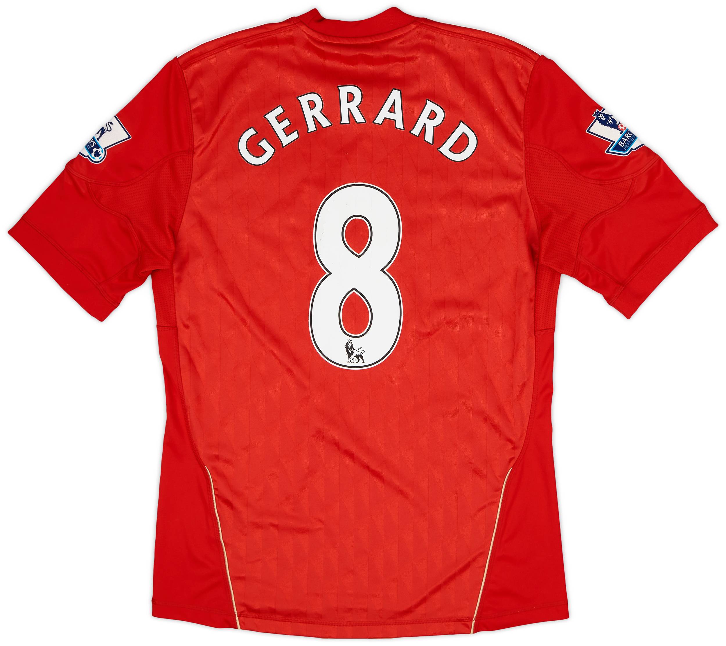 2010 12 Liverpool Home Shirt Gerrard 8 4 10 M