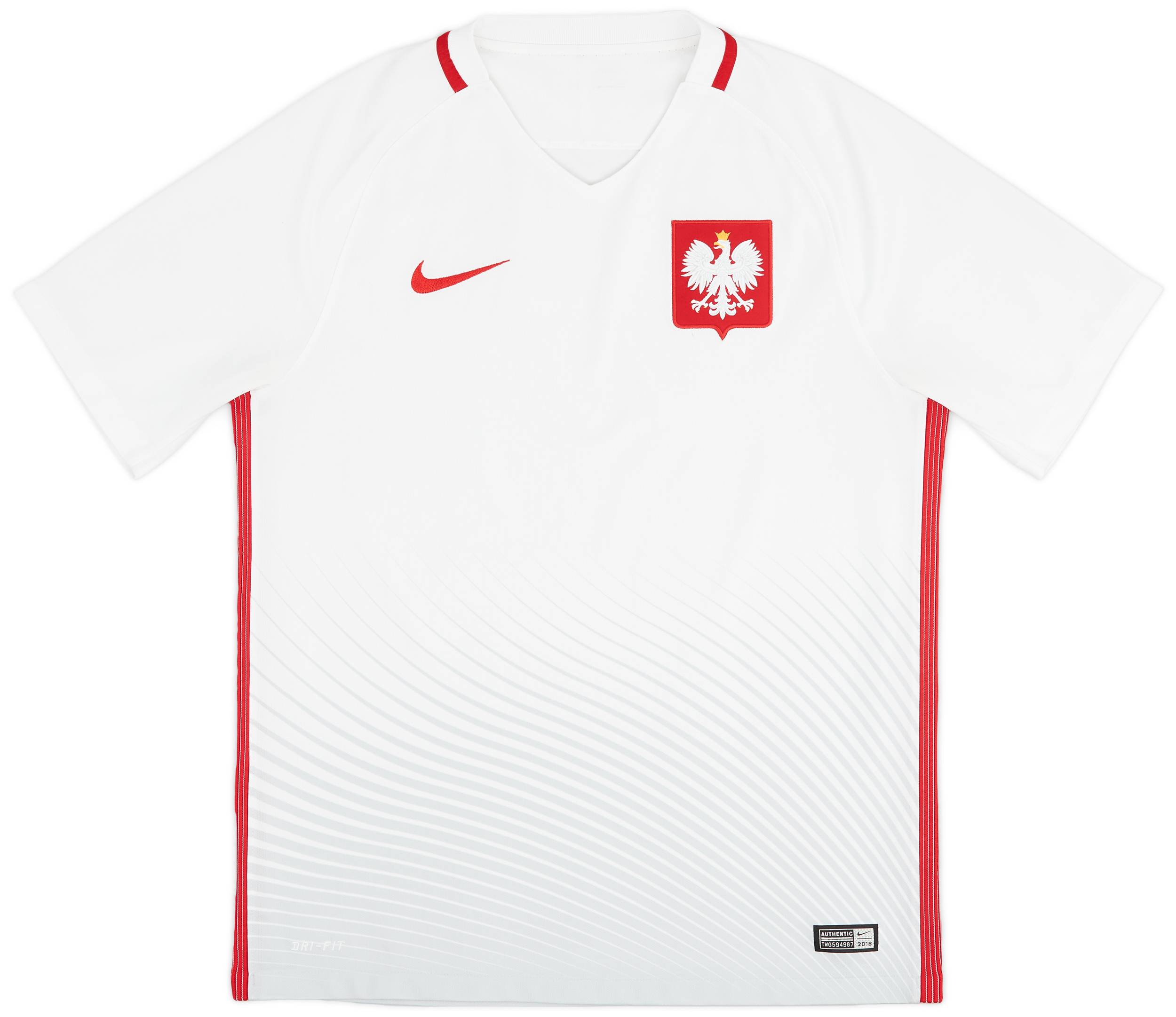 2016-18 Poland Home Shirt - 8/10 - (M)