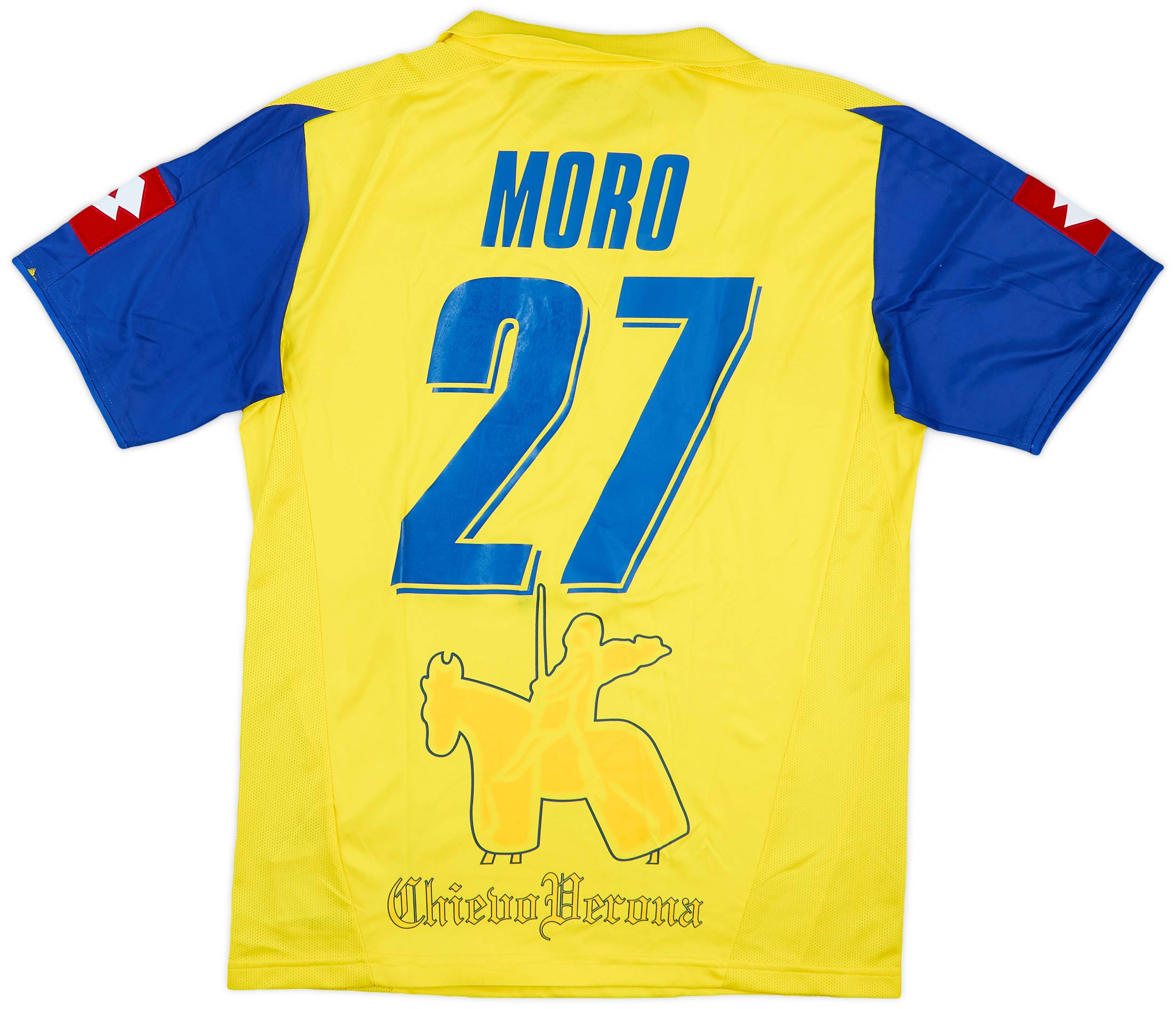 2007-08 Chievo Verona Home Shirt Moro #27 - 4/10 - (XL)