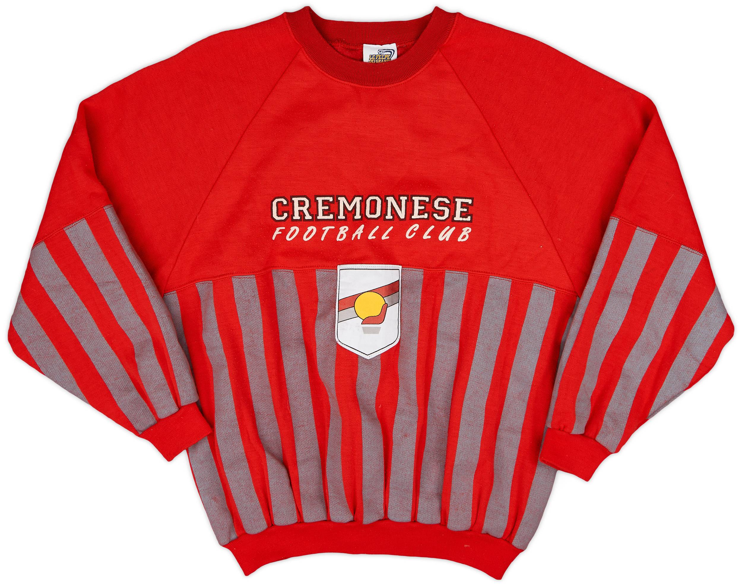 1990-91 Cremonese Le Felpe Dei Grandi Club Sweat Top - 8/10 - (L)