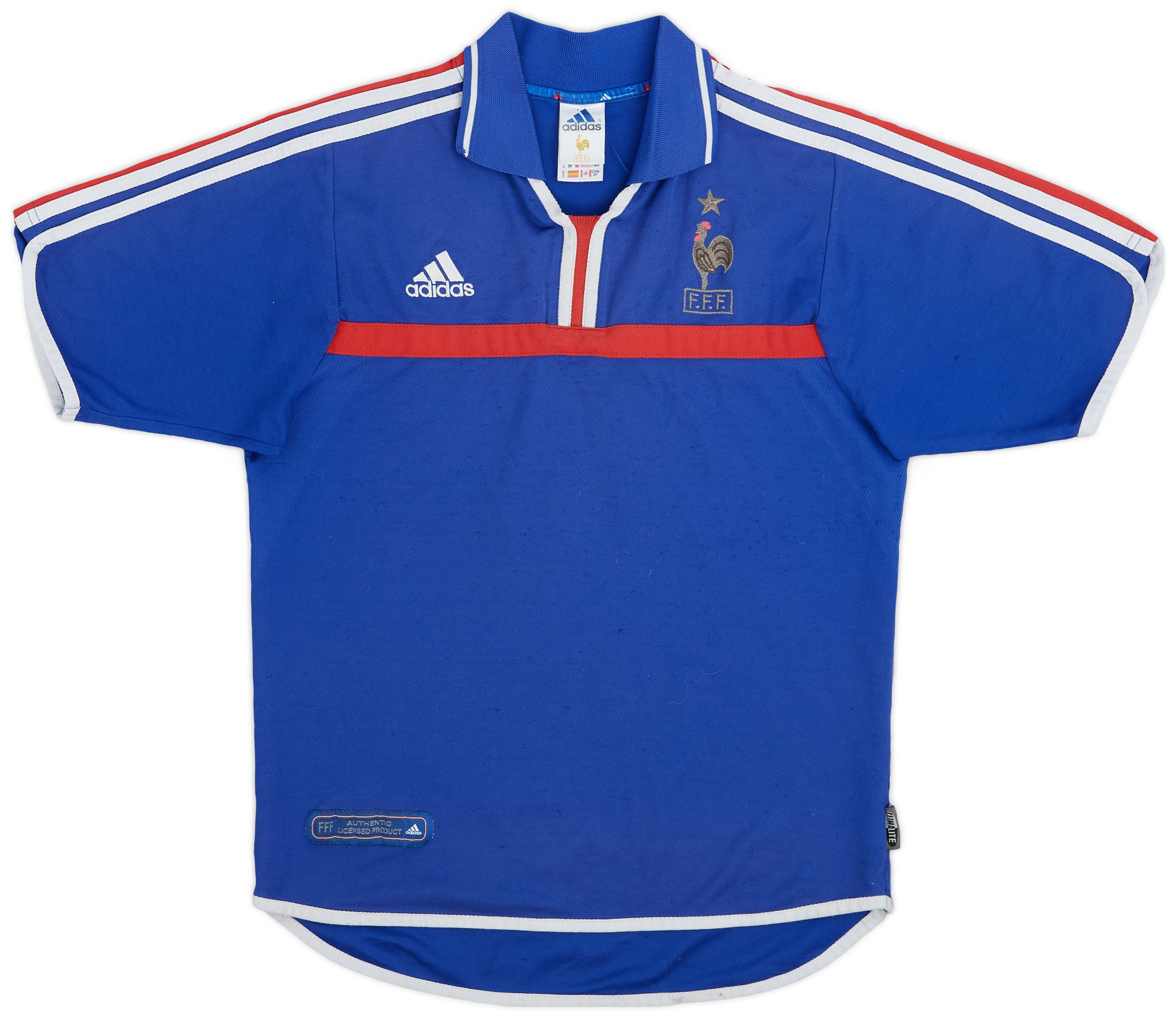 2000-02 France Home Shirt - 5/10 - (S)