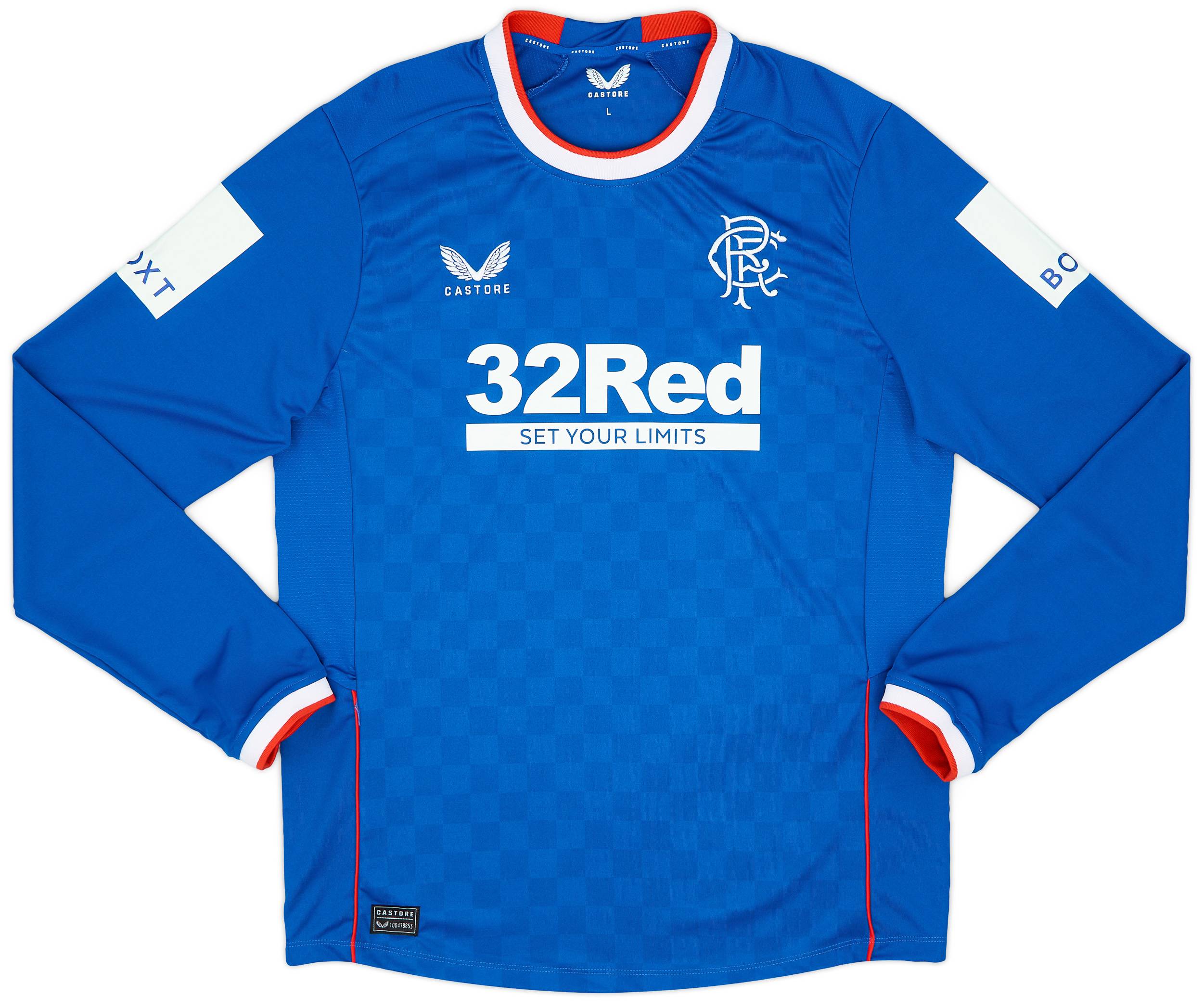 2022-23 Rangers Home L/S Shirt *As New*