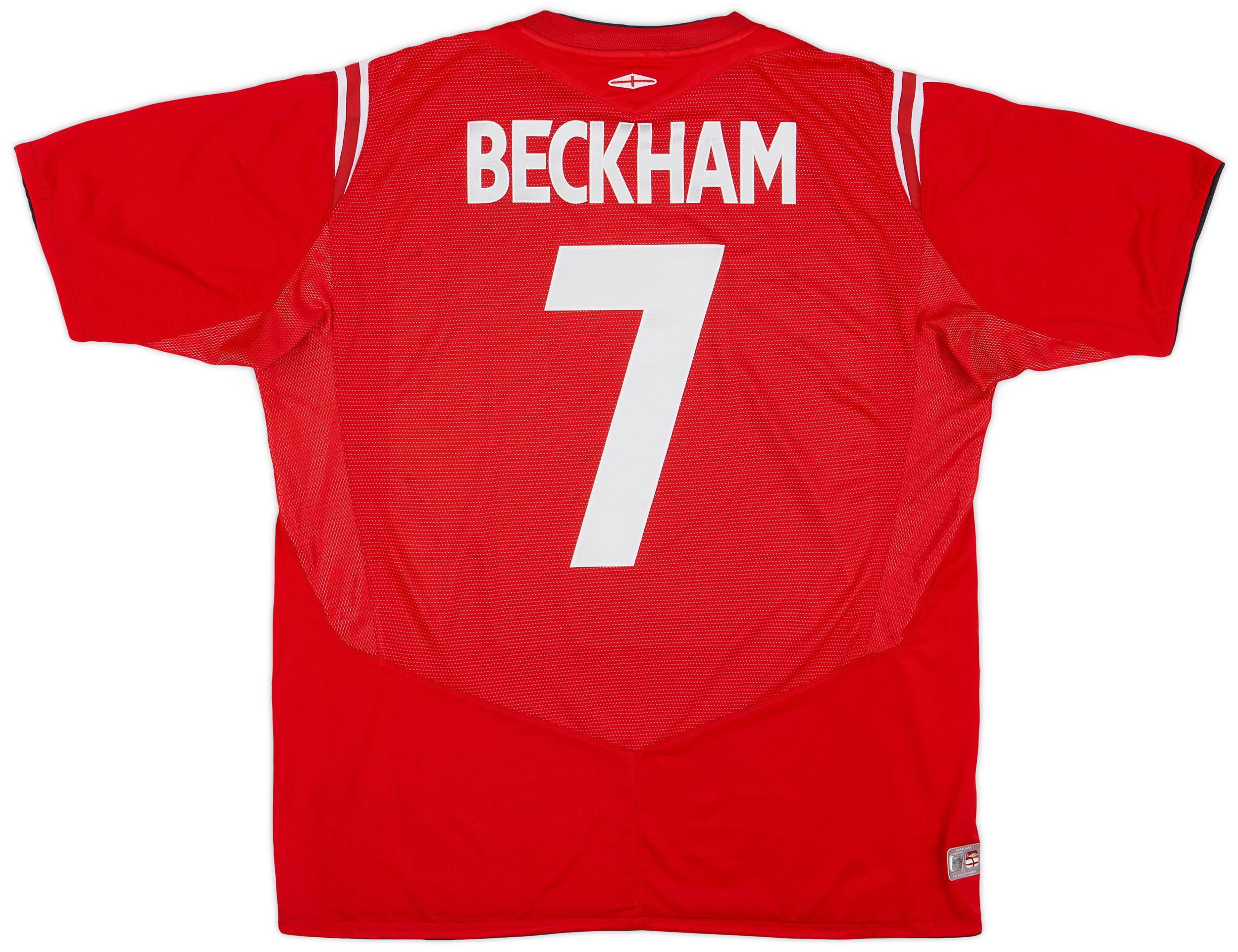 2004-06 England Away Shirt Beckham #7 - 6/10 - (XL)
