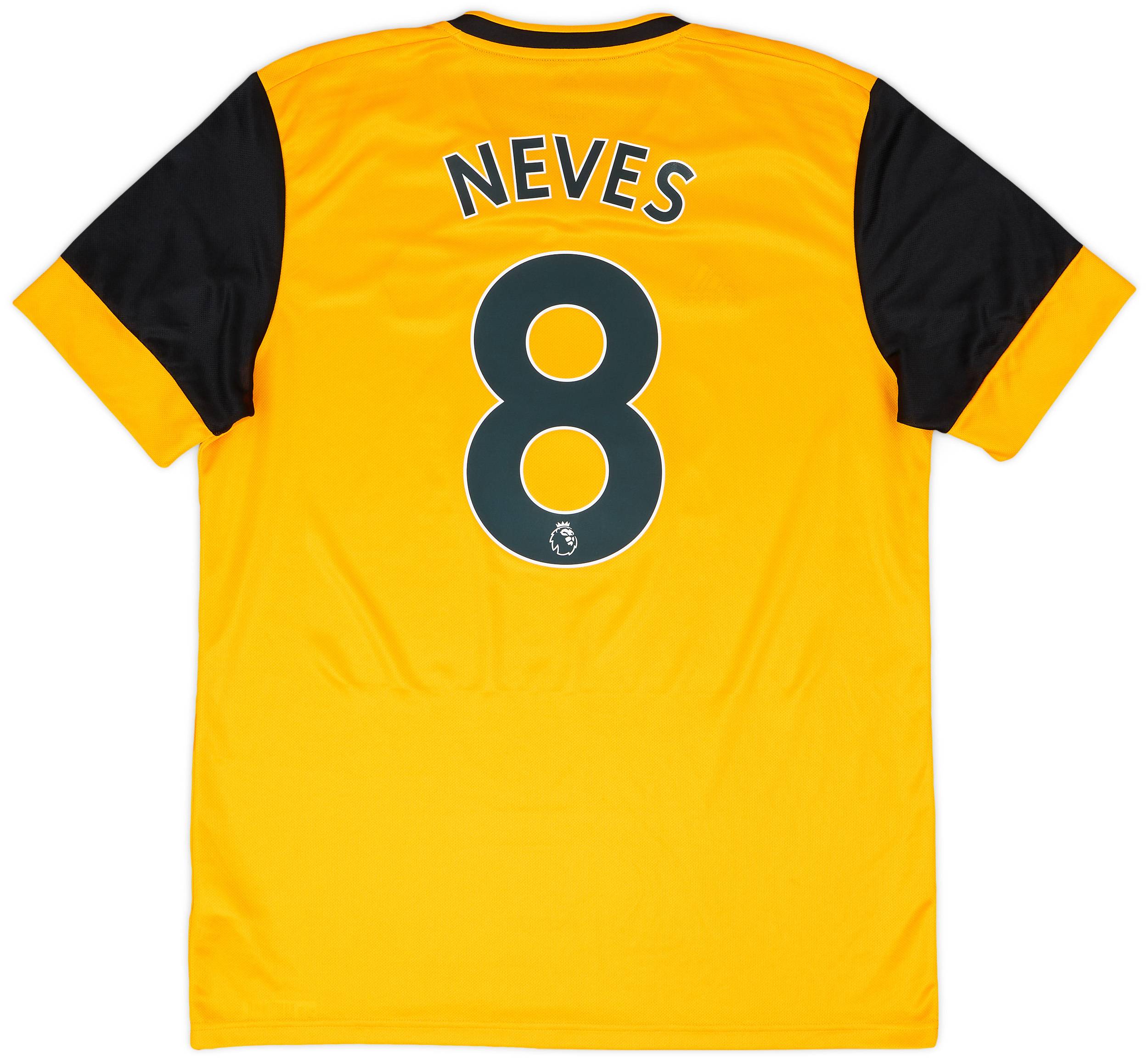 2020-21 Wolves Home Shirt Neves #8 - 9/10 - (L)