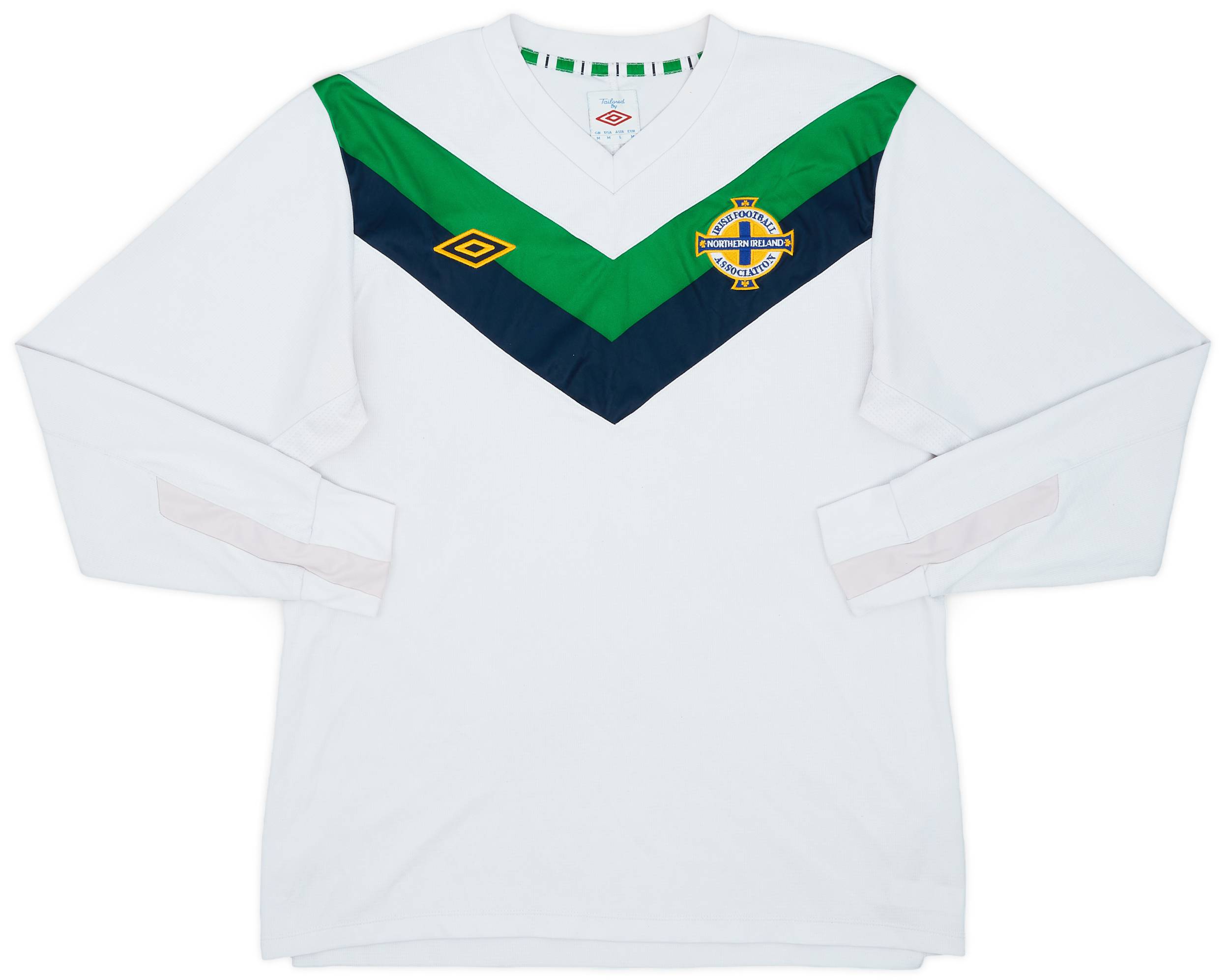 2011-12 Northern Ireland Away L/S Shirt - 7/10 - (M)