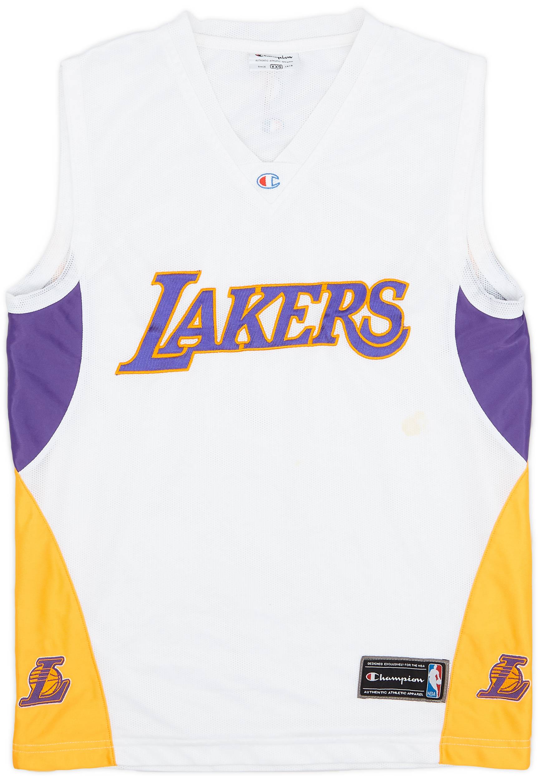 2000s LA Lakers Champion Training Jersey 6 10 XS