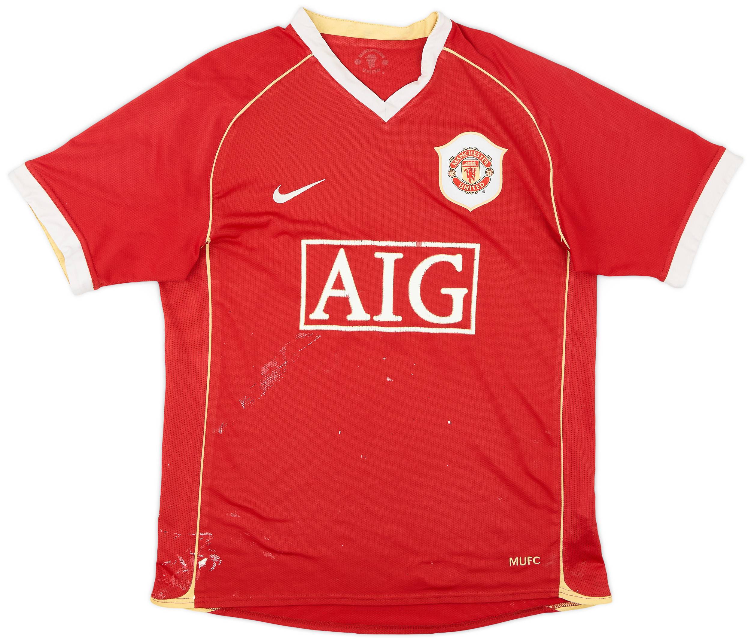2006-07 Manchester United Home Shirt - 4/10 - (M)