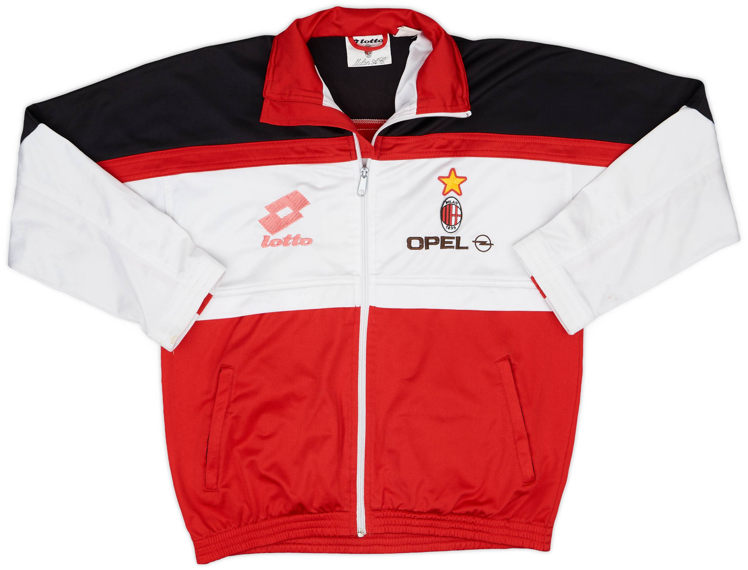 1994-95 AC Milan Lotto Track Jacket - 6/10 - (M)