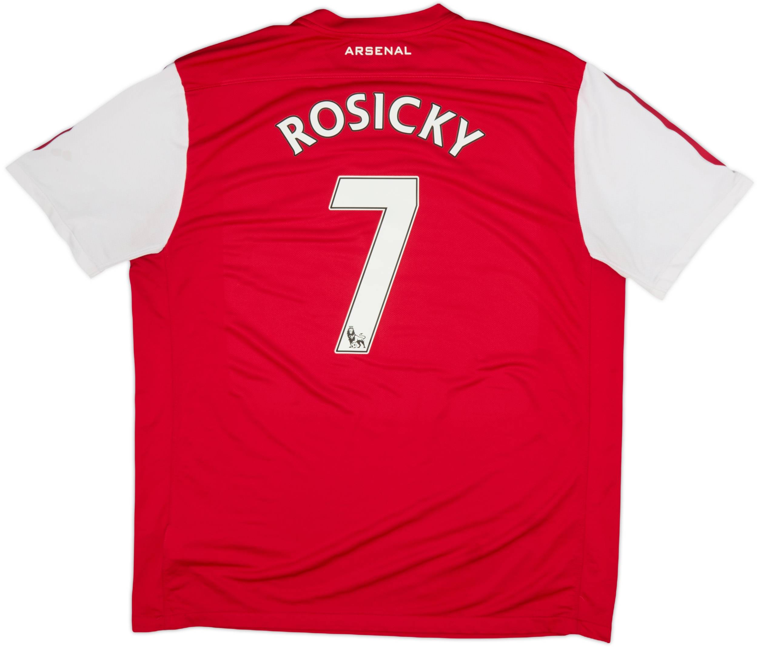 2011-12 Arsenal Home Shirt Rosicky #7 - 4/10 - (XXL)