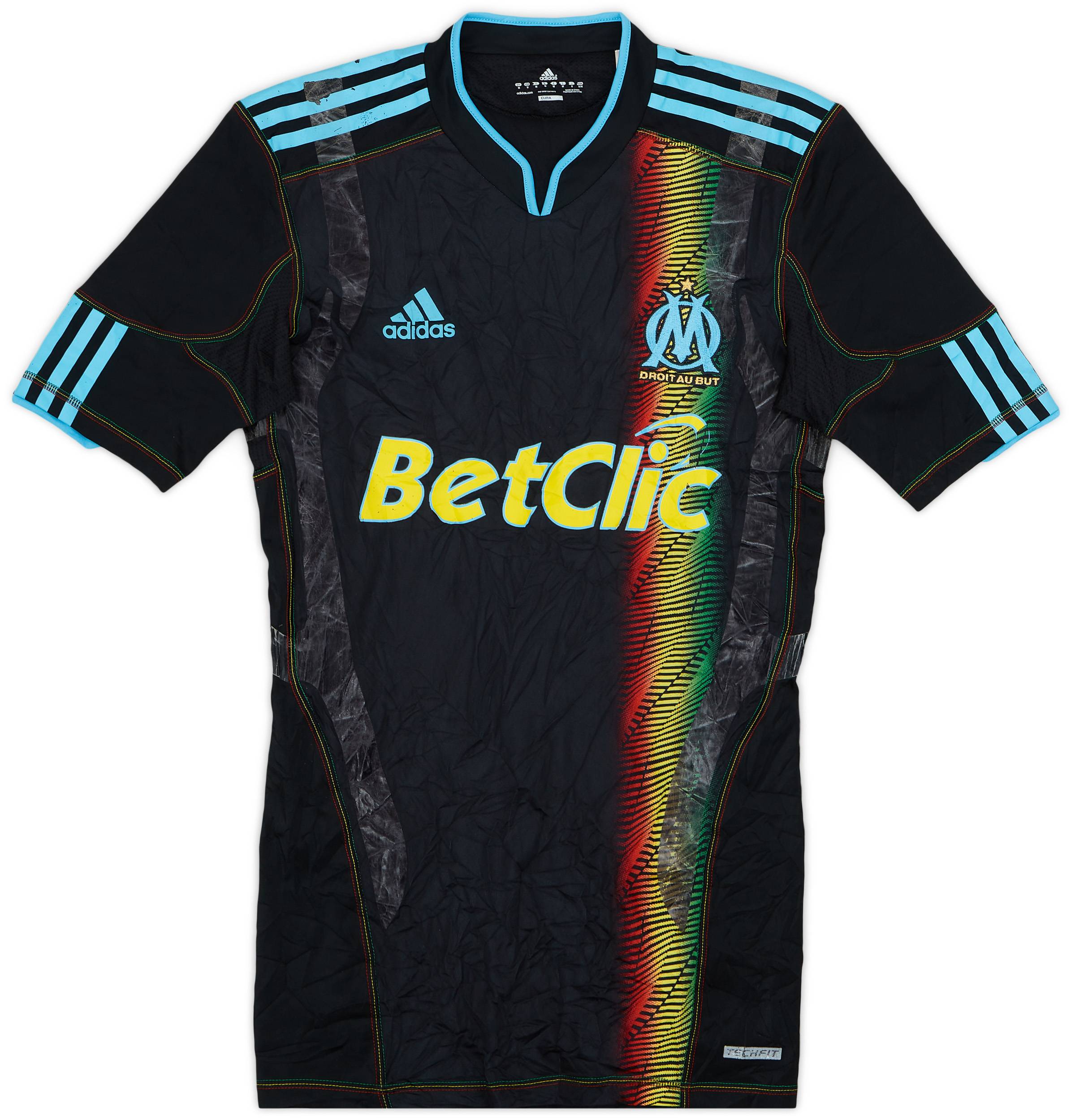 2010-11 Olympique Marseille Player Issue Techfit Third Shirt - 6/10 - (M)