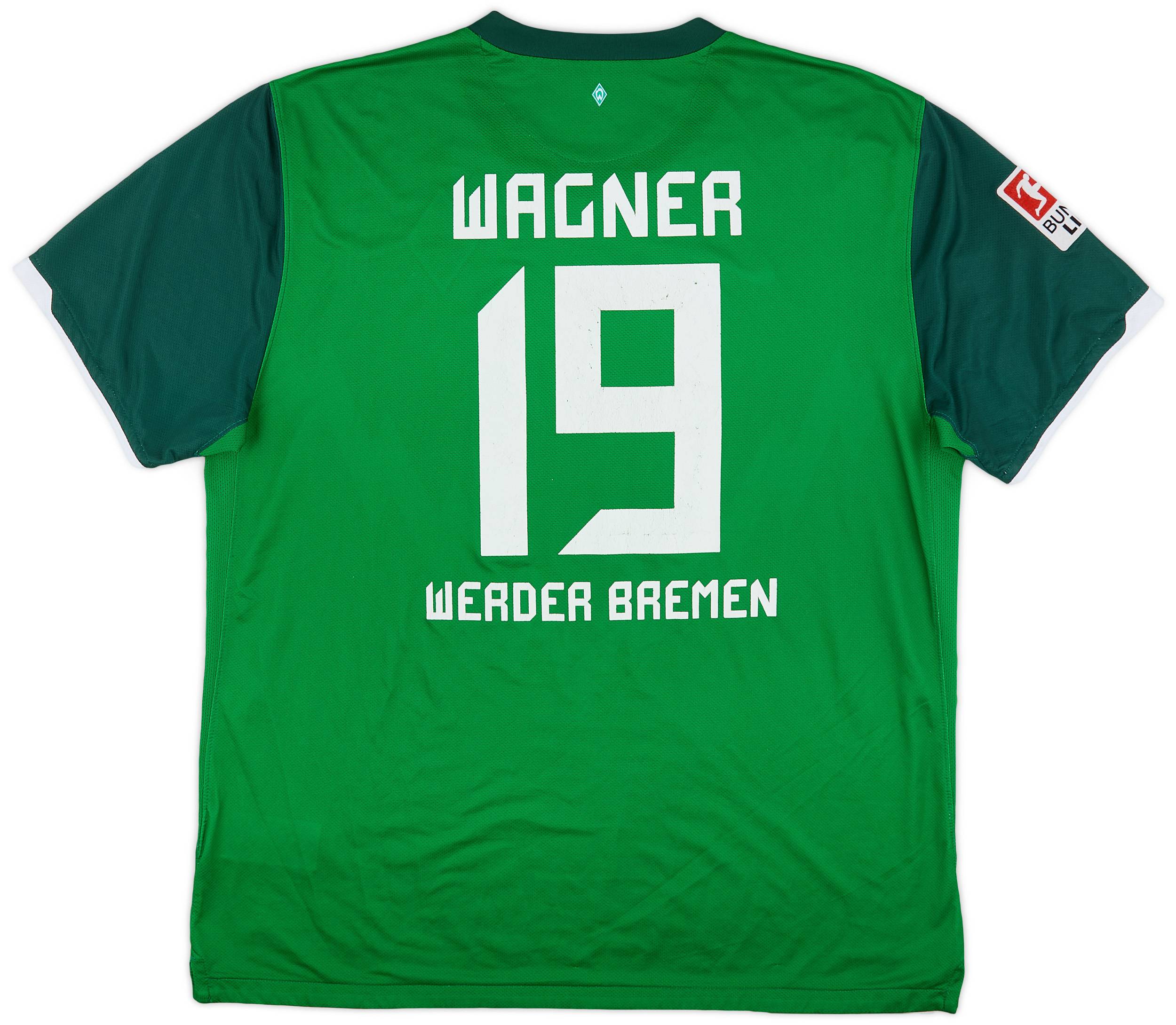 2010-11 Werder Bremen Home Shirt Wagner #19 - 7/10 - (XXL)