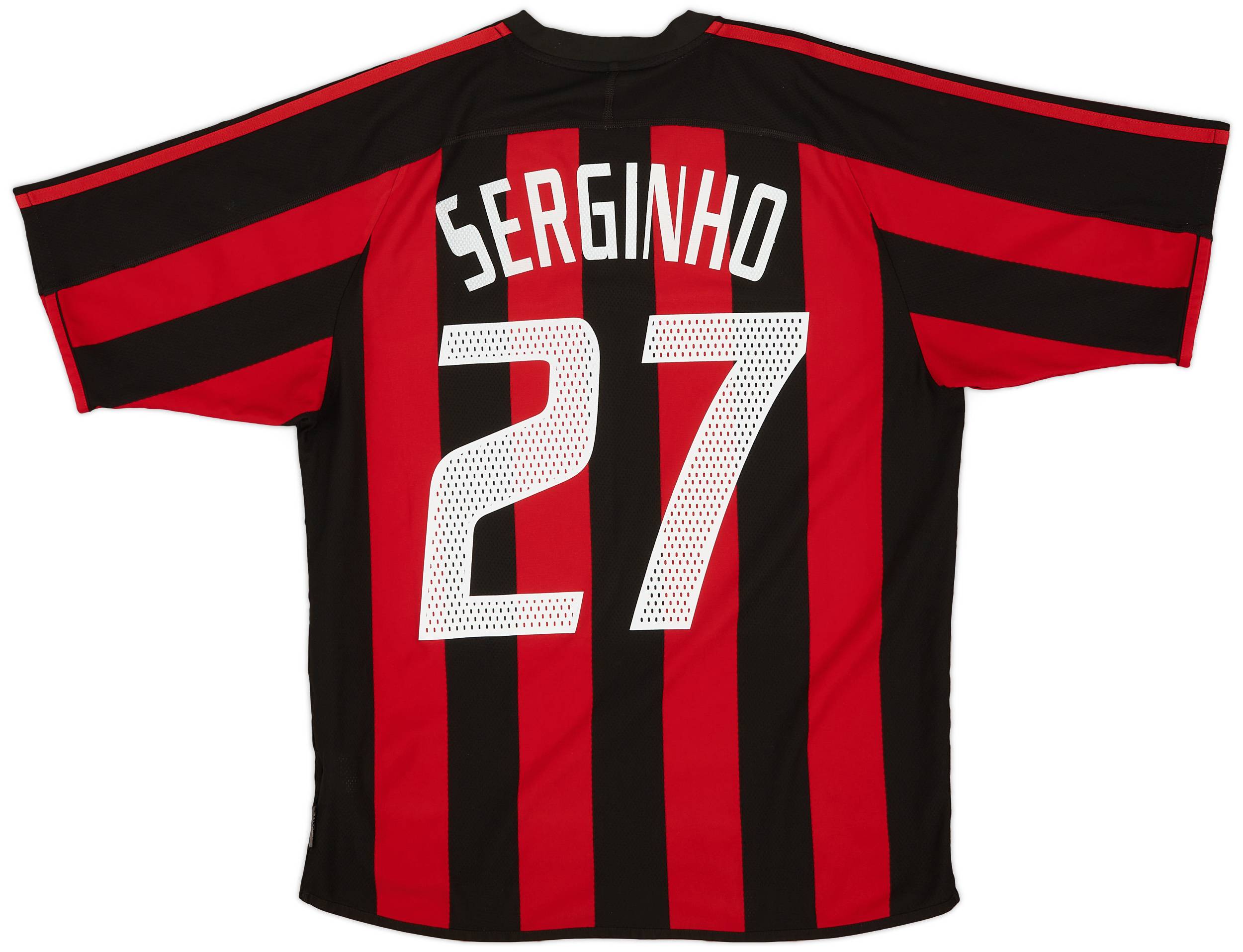 2003-04 AC Milan Home Shirt Serginho #27 - 7/10 - (M)