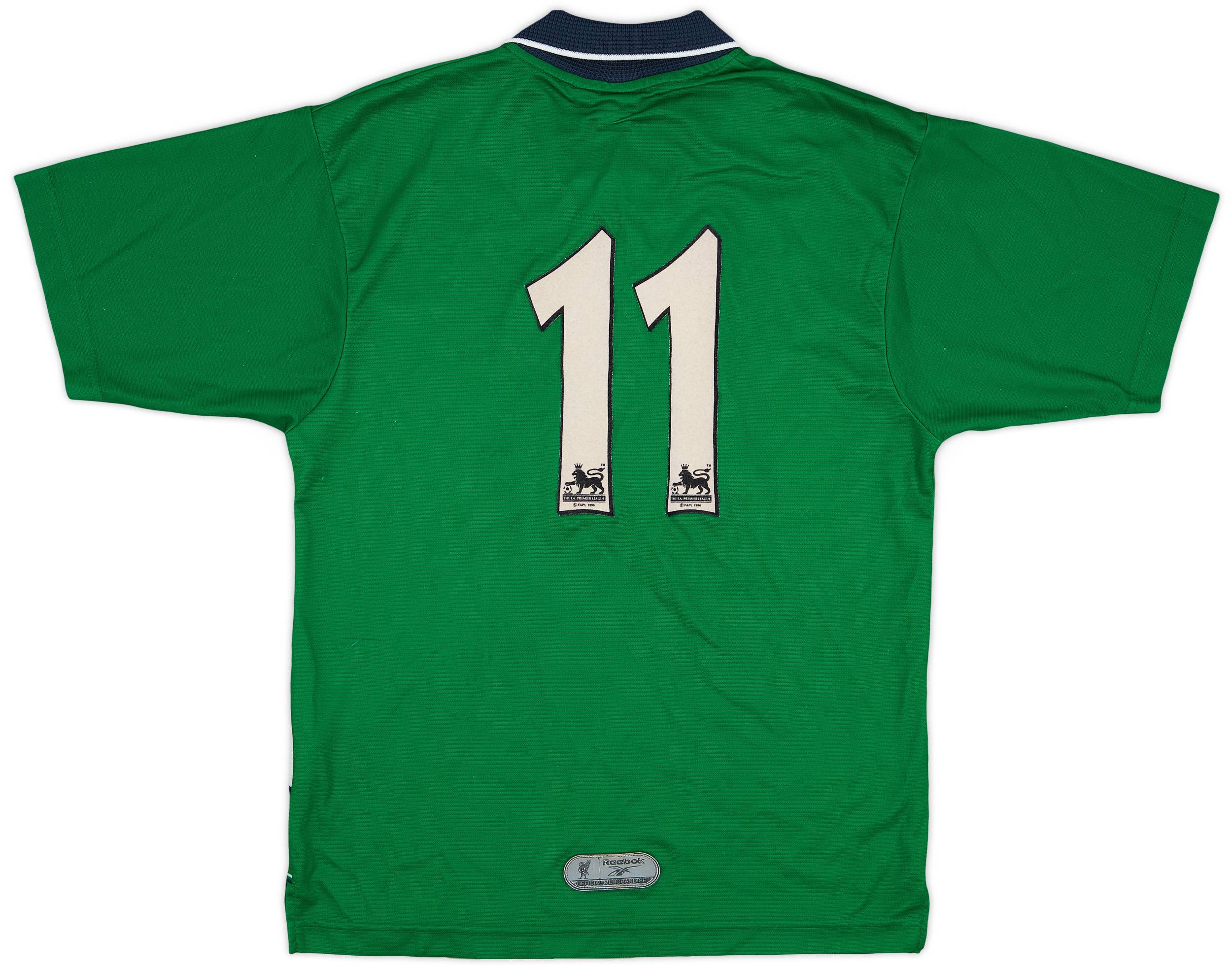 ウェア Reebok Liverpool 99/00 Away Uniform LIVERPOOL 1999 2000 AWAY SHIRT JERSEY LONG SLEEVE REEBOK sz