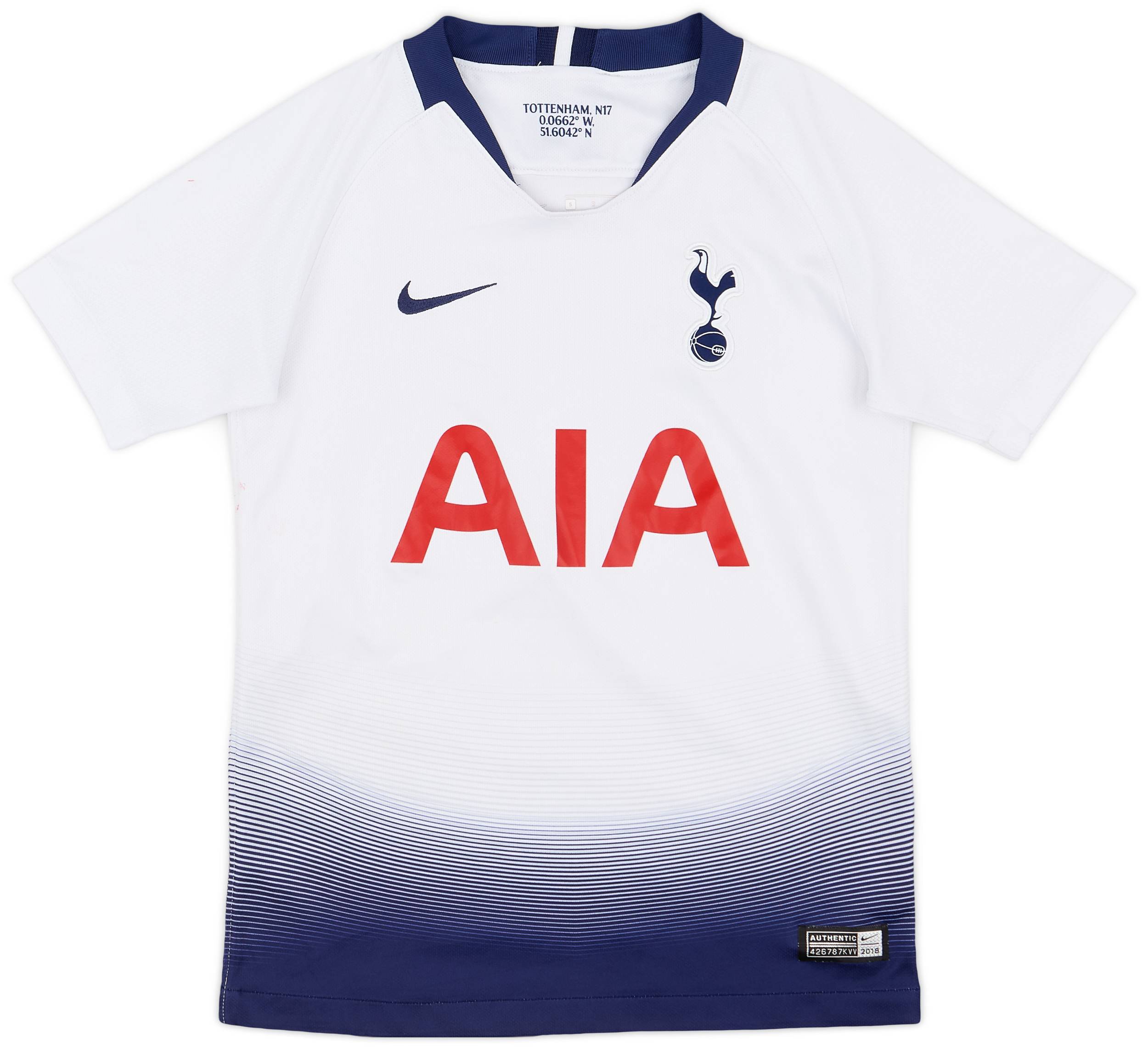 2018-19 Tottenham Home Shirt - 6/10 - (S.Boys)
