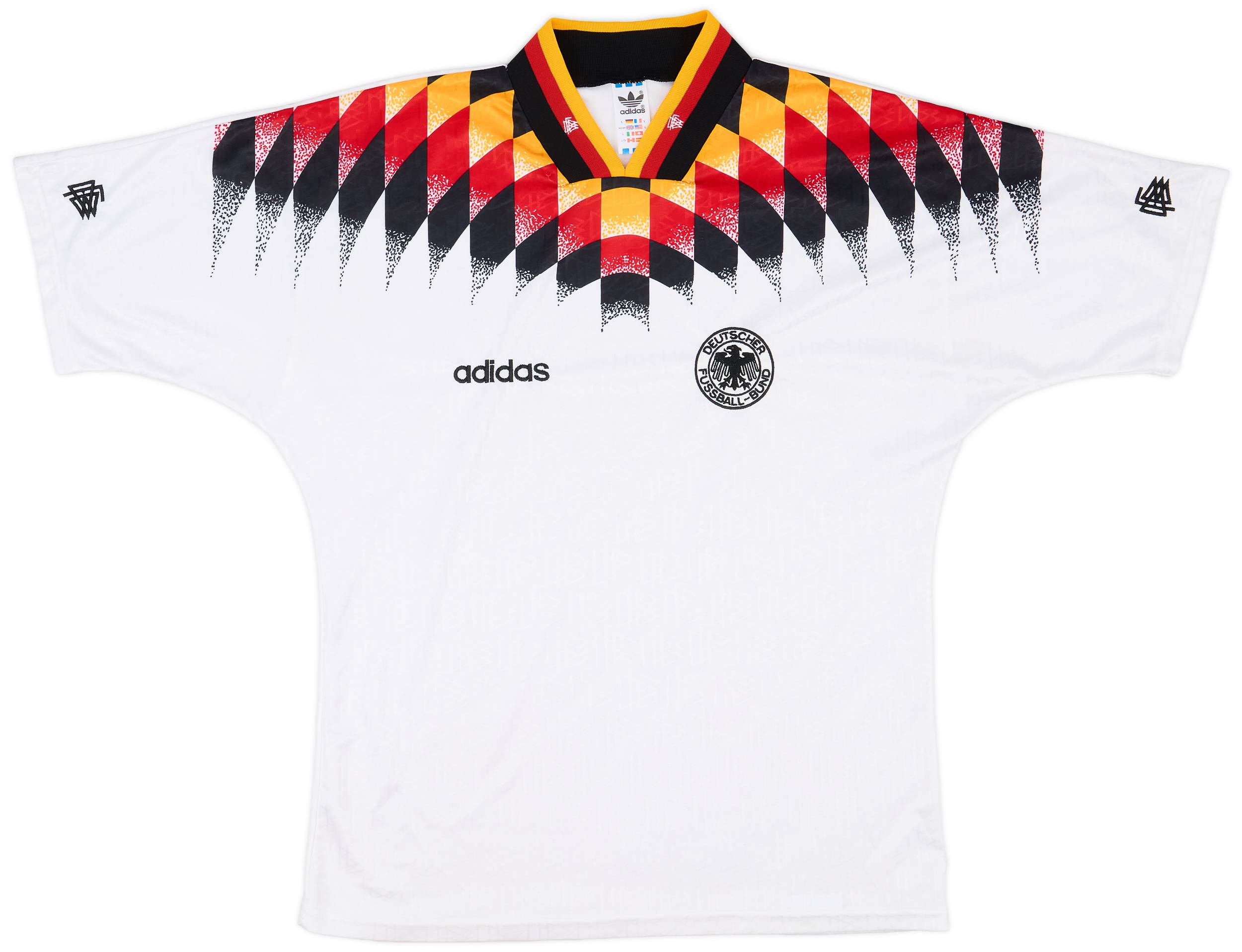 1994-96 Germany Home Shirt Klinsmann #18 - 6/10 - (L)