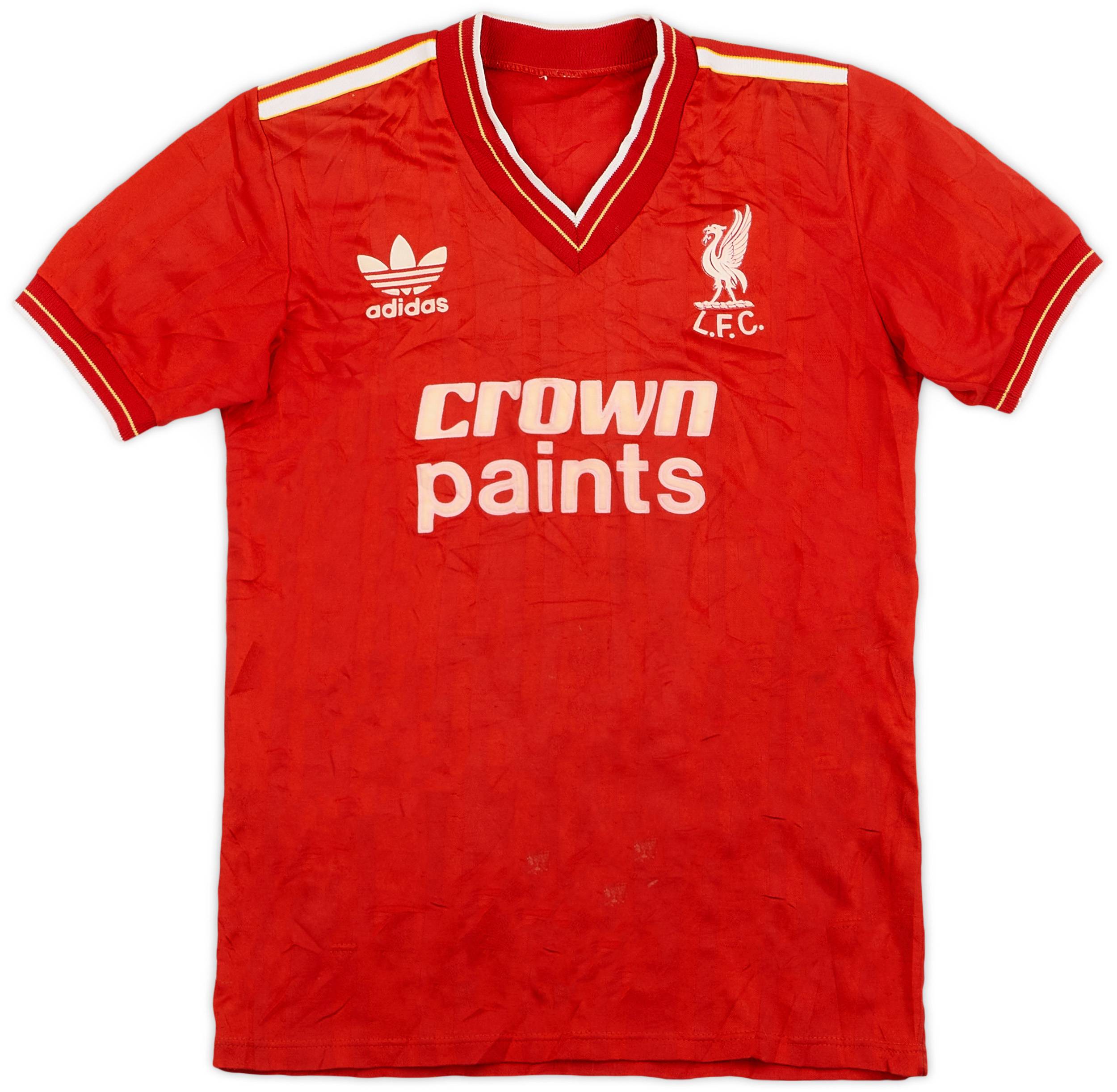 1986-87 Liverpool Home Shirt - 8/10 - (M.Boys)