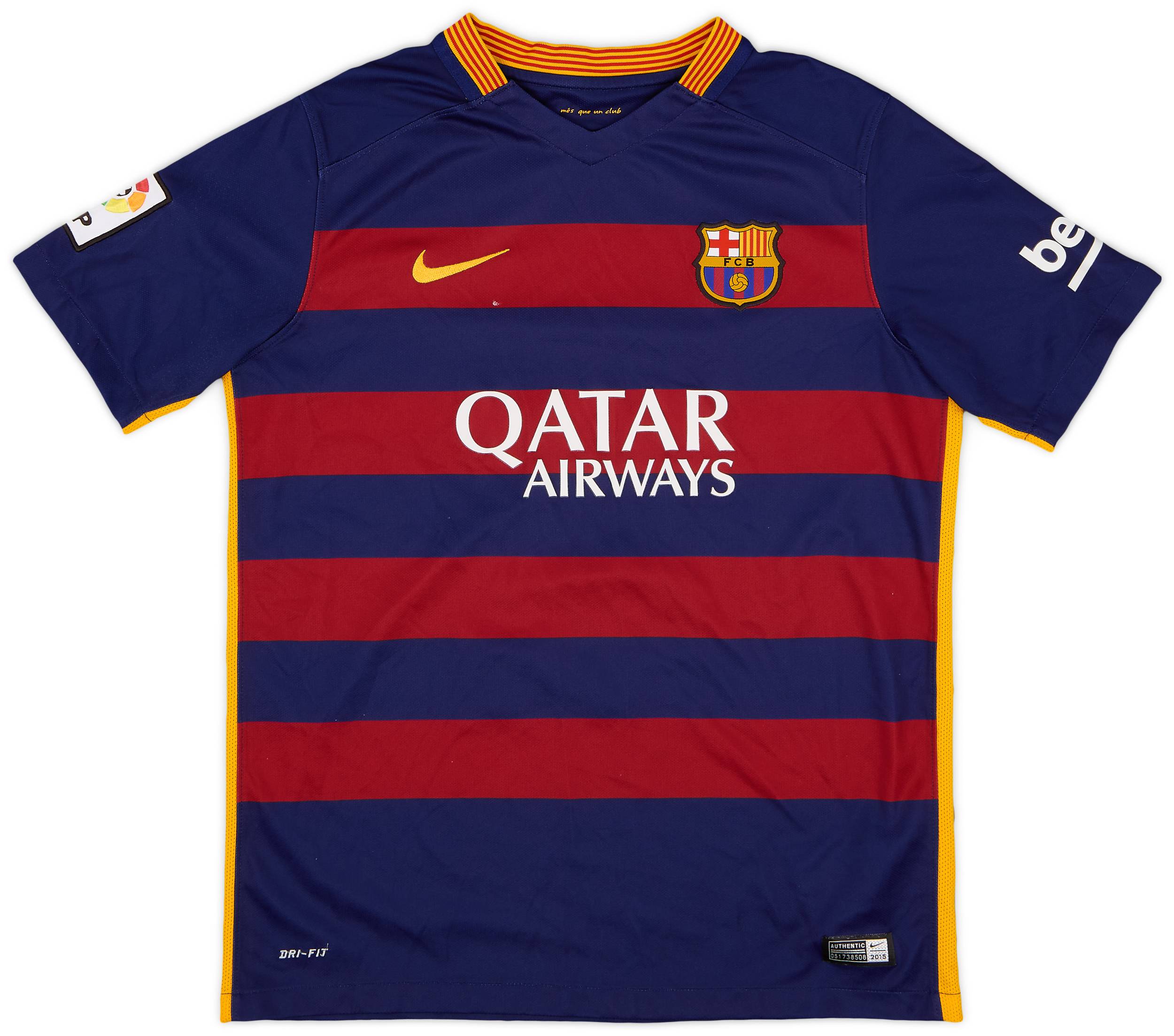 2015-16 Barcelona Home Shirt - 6/10 - (XL.Boys)