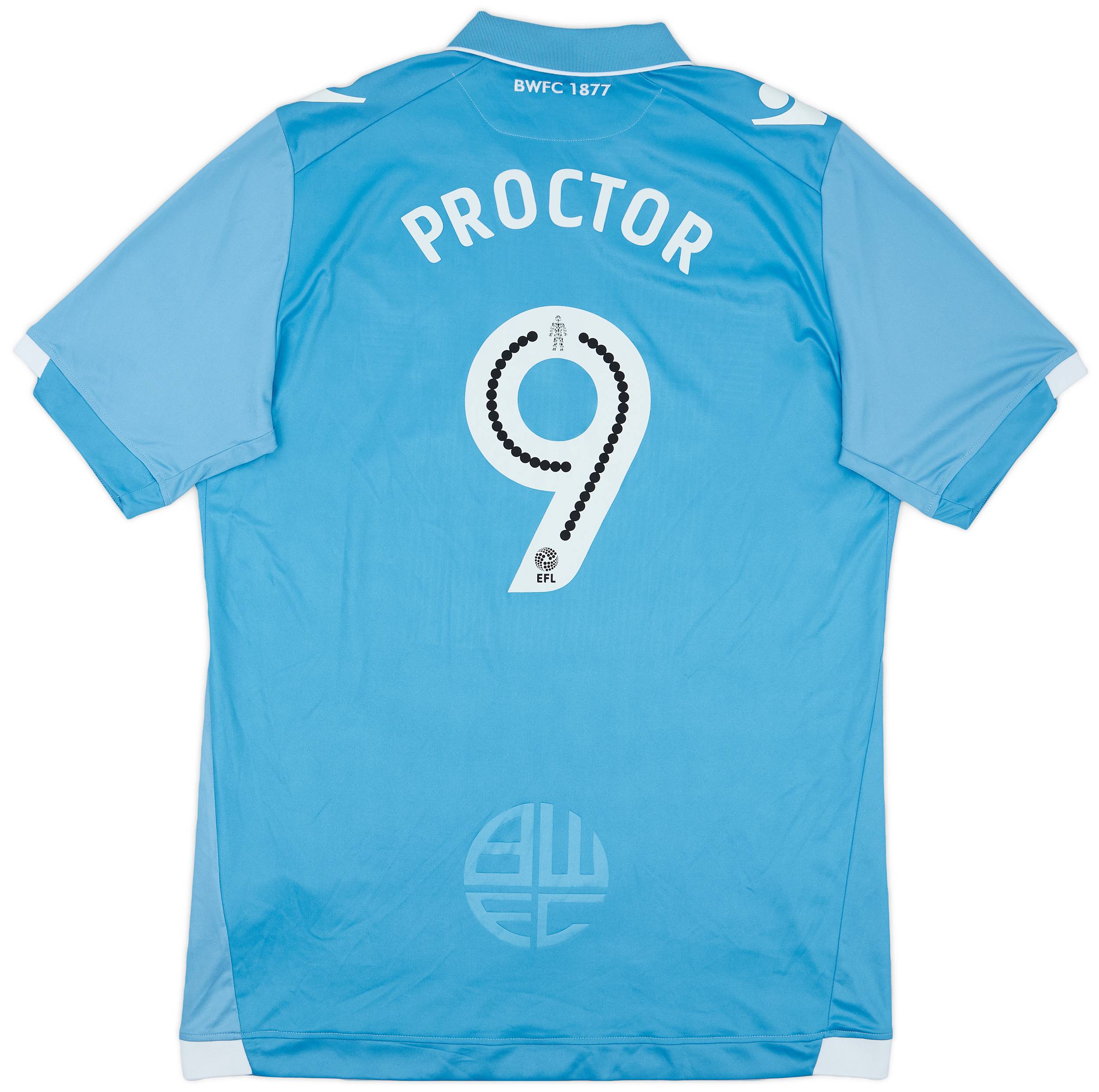 2016-17 Bolton Away Shirt Proctor #9 - 9/10 - (3XL)