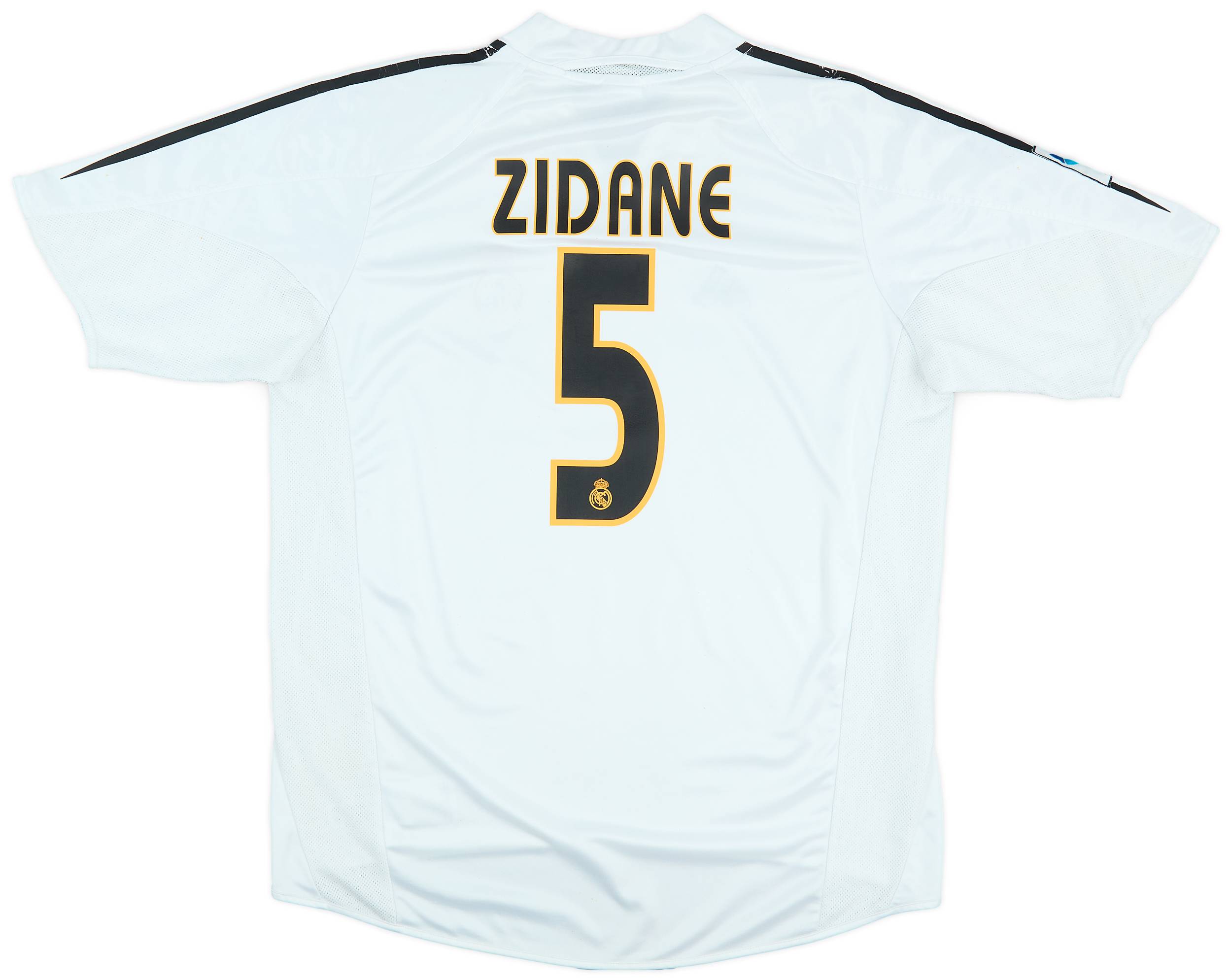 2004-05 Real Madrid Home Shirt Zidane #5 - 6/10 - (L)