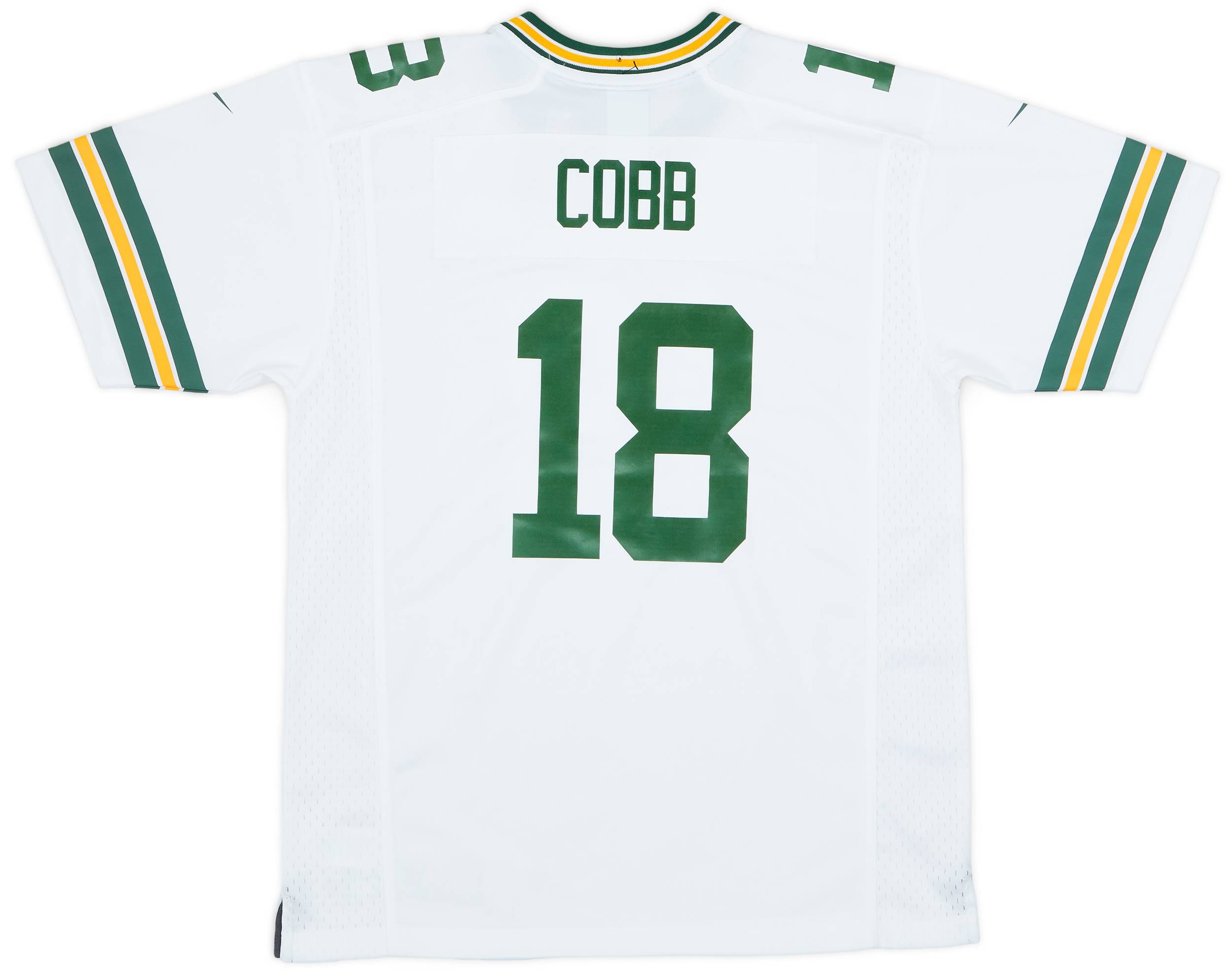 2012 18 Green Bay Packers Cobb 18 Nike Game Away Jersey XL.Boys