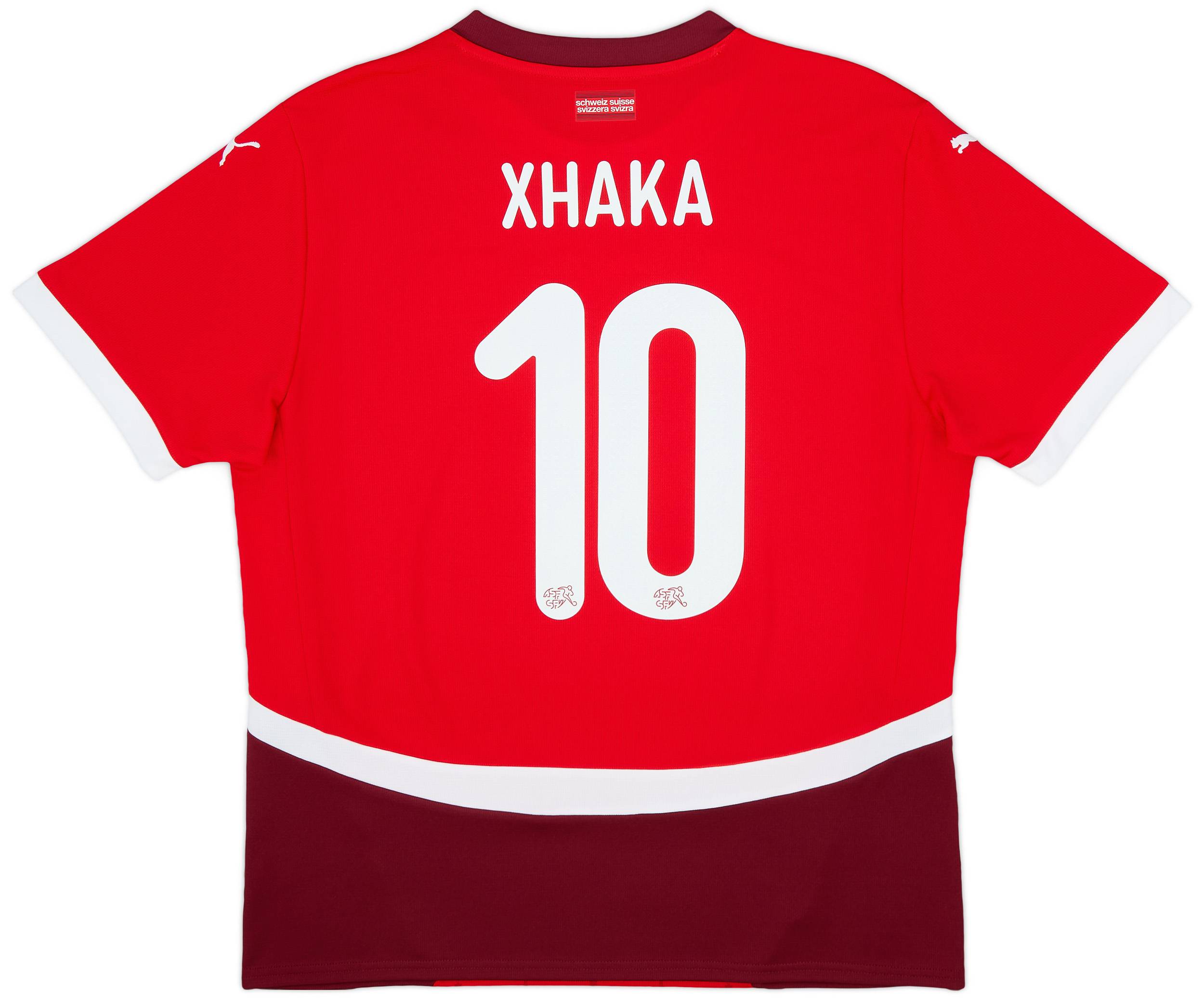 2024-25 Switzerland Home Shirt Xhaka #10