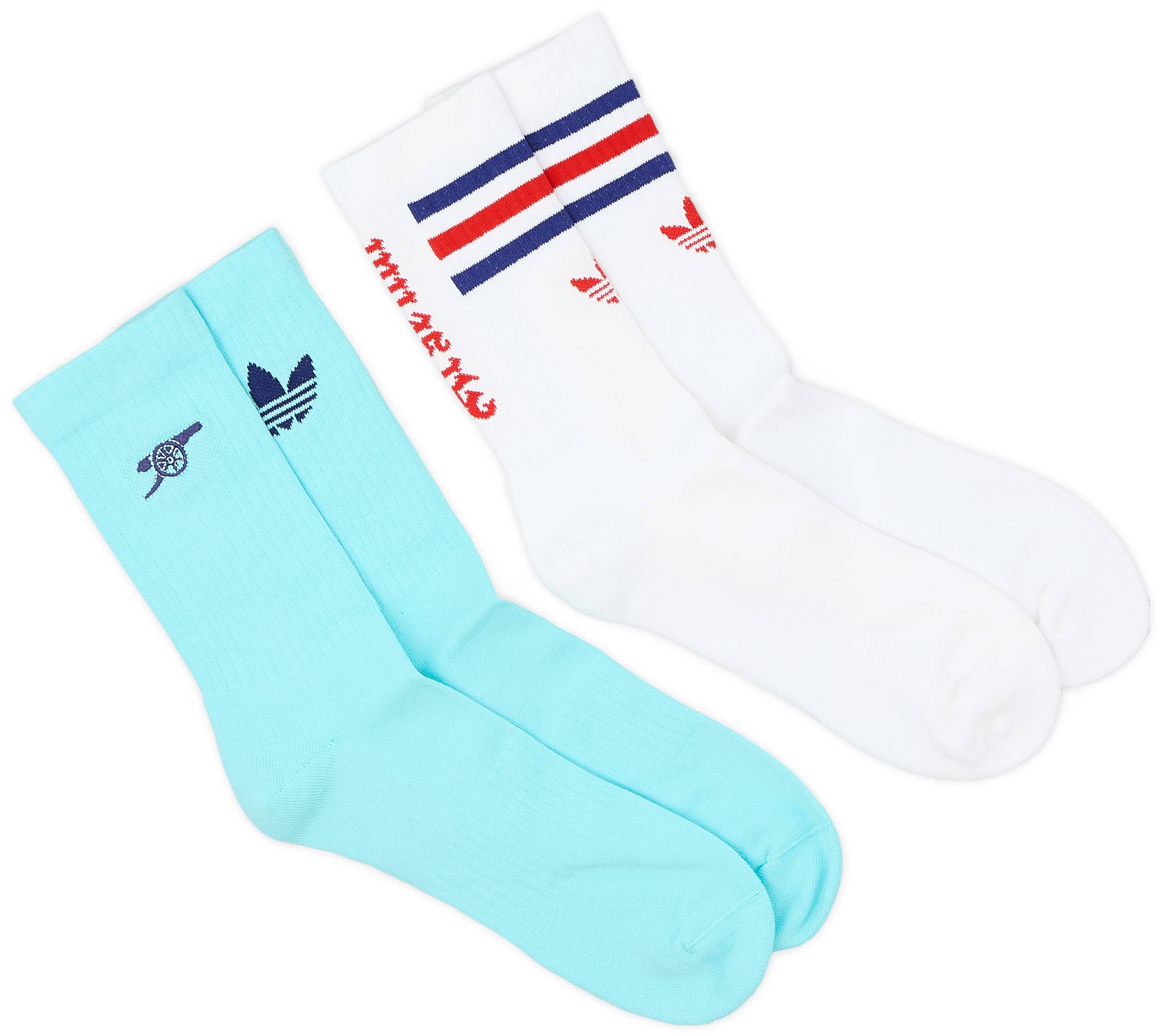 2024-25 Arsenal adidas Crew Socks - Pack of 2 Pairs