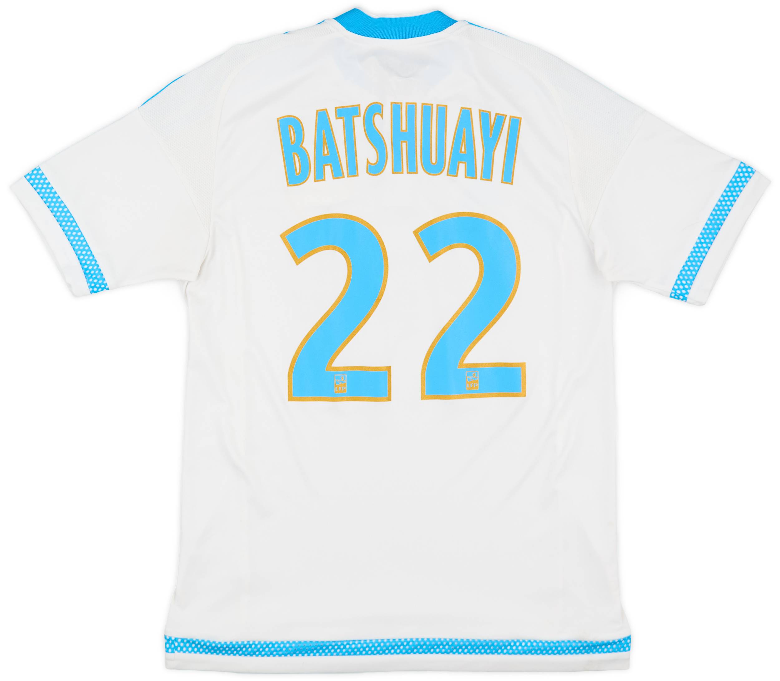 2015-16 Olympique Marseille Home Shirt Batshuayi #22 - 6/10 - (S)