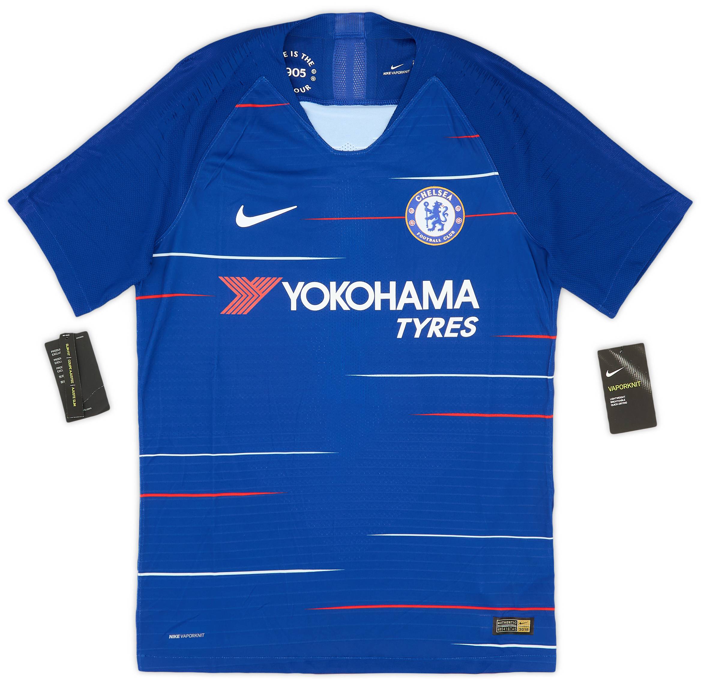 【希少】チェルシー 18-19シーズンKANTÉ 7番 ホームシャツ 2018-19 Chelsea Authentic Home Shirt Kante #7 (S)
