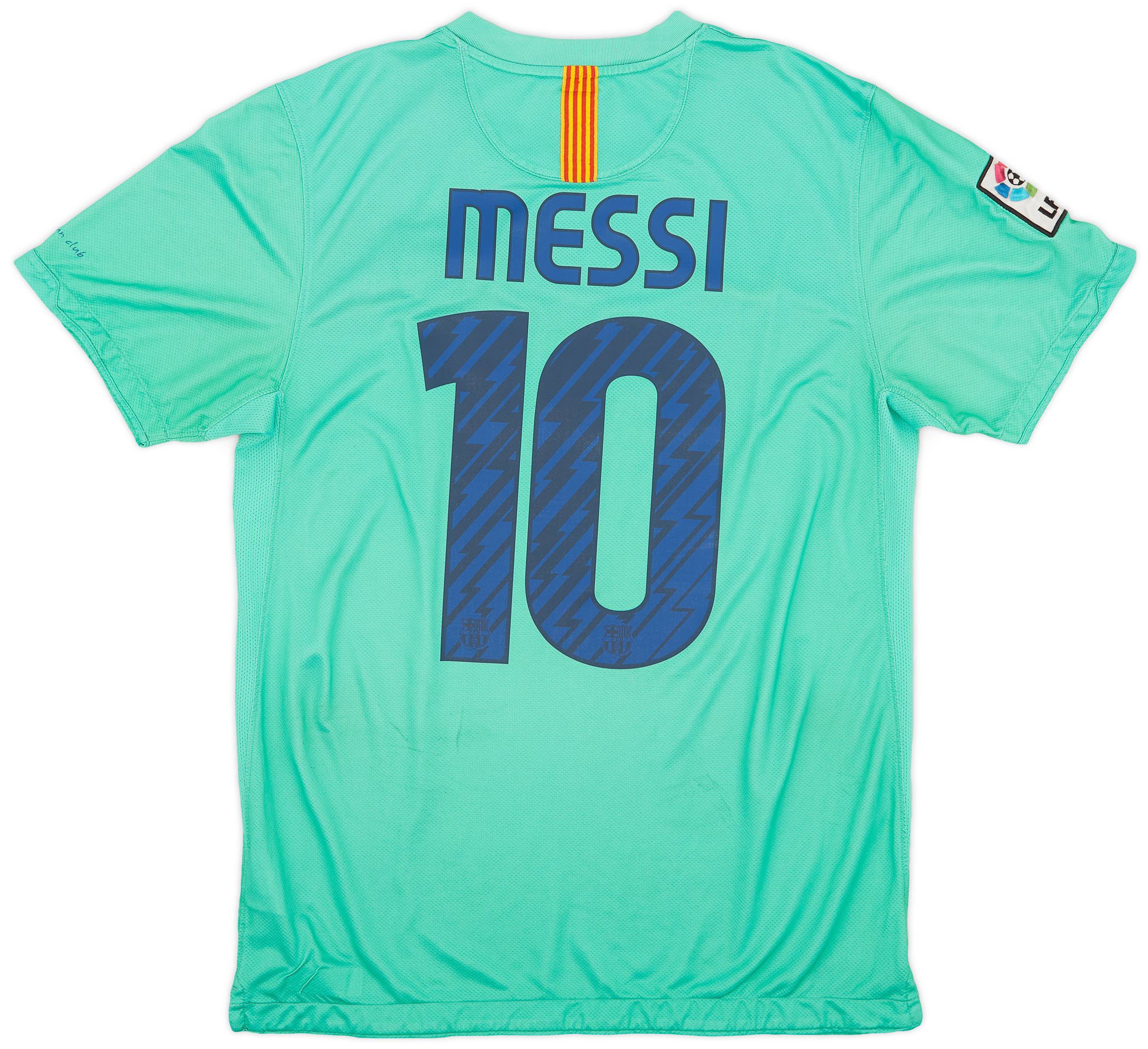 2010-11 Barcelona Away Shirt Messi #10 - 7/10 - (M)