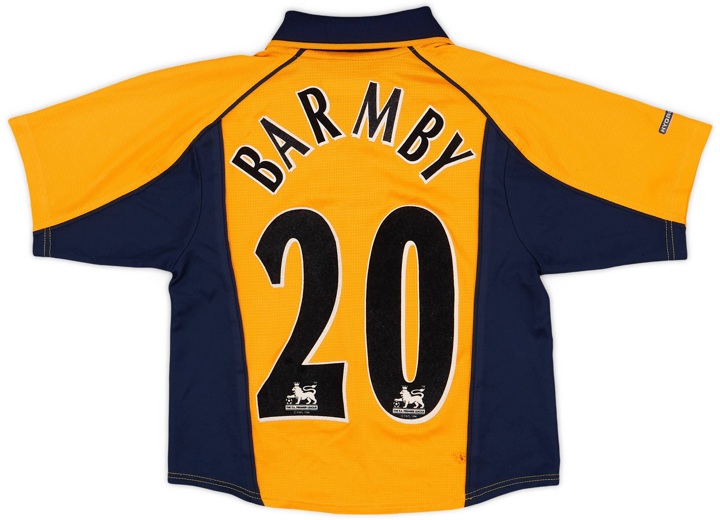 2000-02 Liverpool Away Shirt Barmby #20 - 9/10 - (S.Boys)