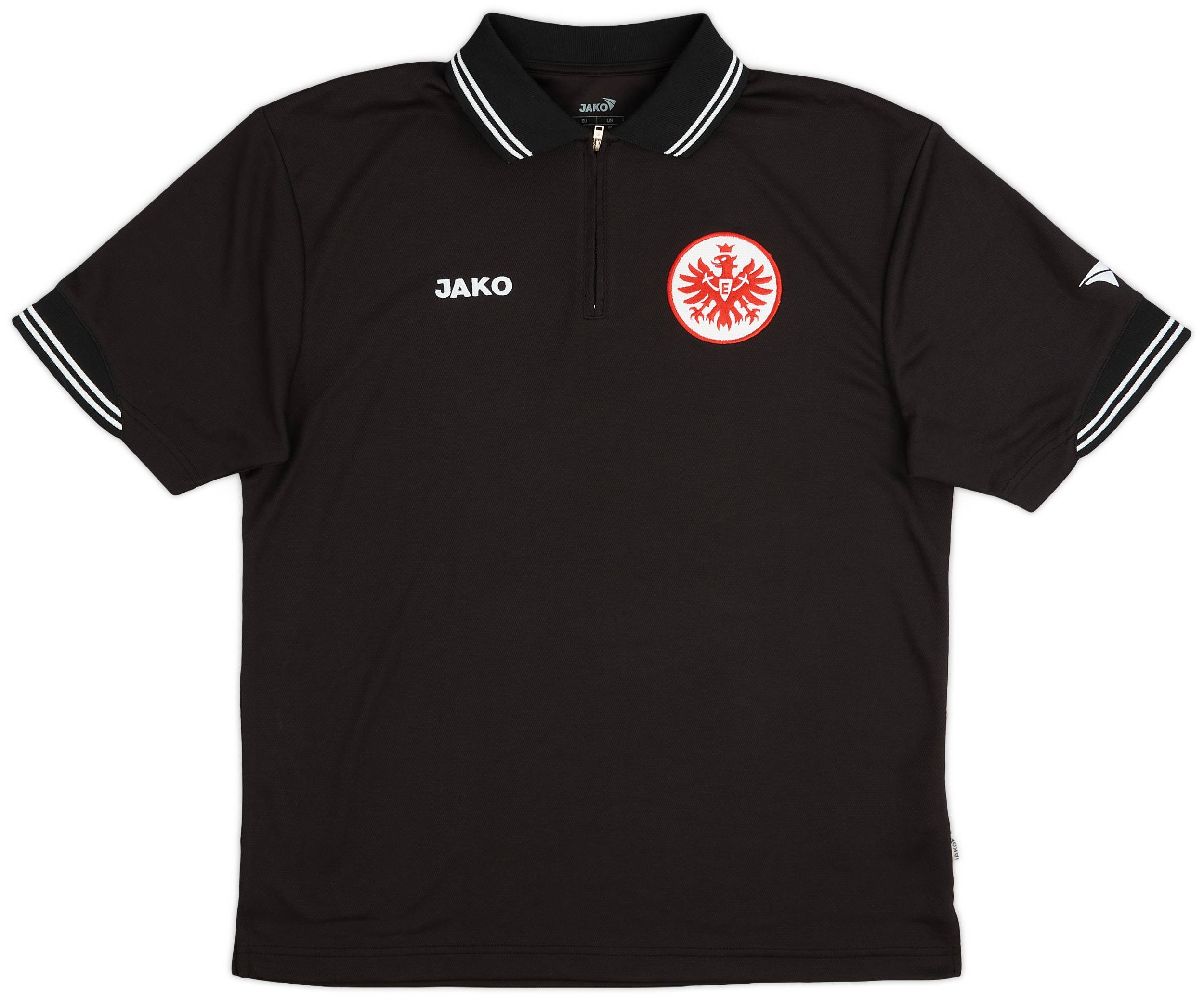 2007 08 Eintracht Frankfurt Jako 1 4 Zip Polo Shirt 10 10 M