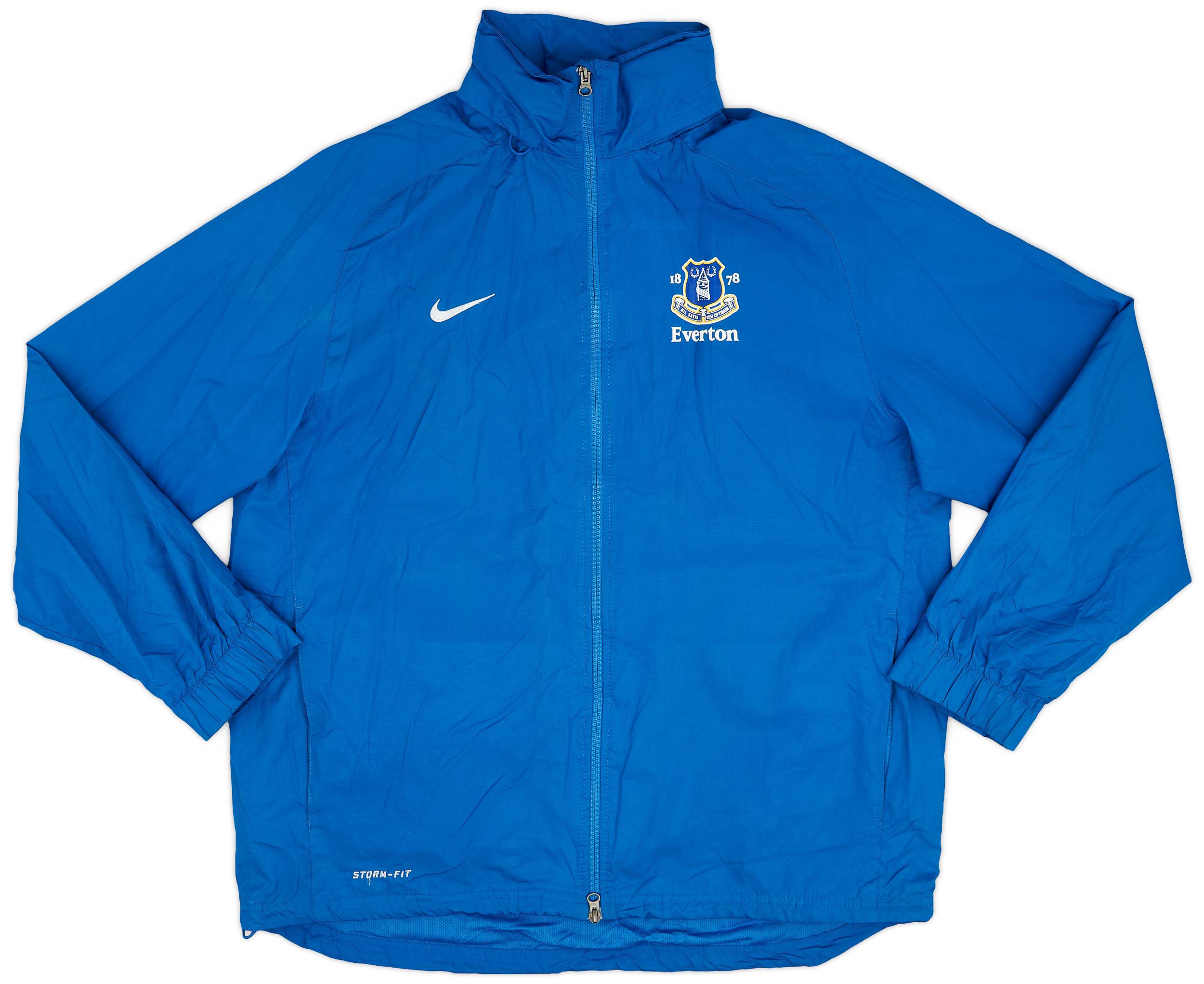 2012-13 Everton Nike Rain Jacket - 9/10 - (XL)