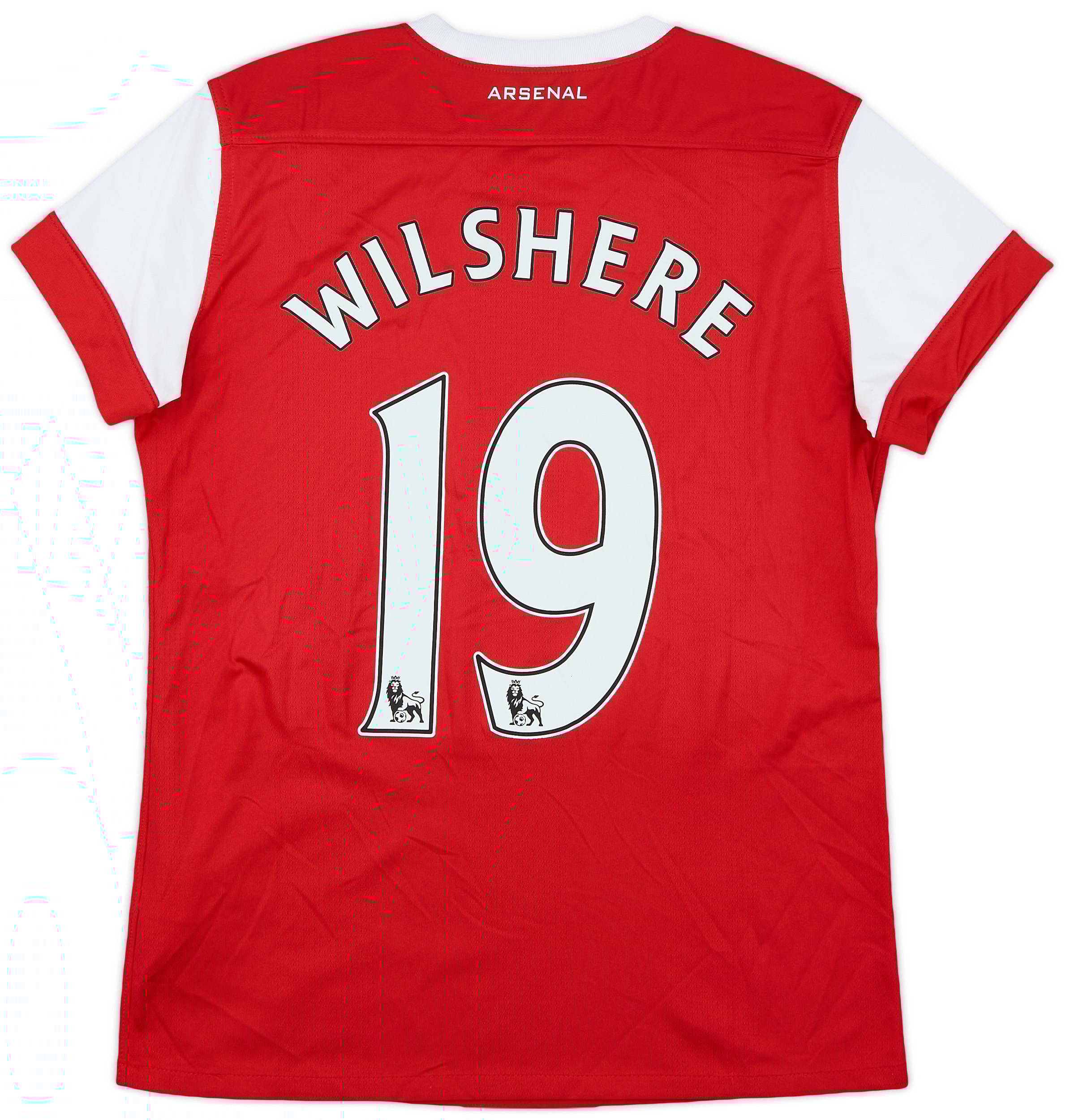 2010-11 Arsenal Home Shirt Wilshere #19 - 8/10 - (Women's M)