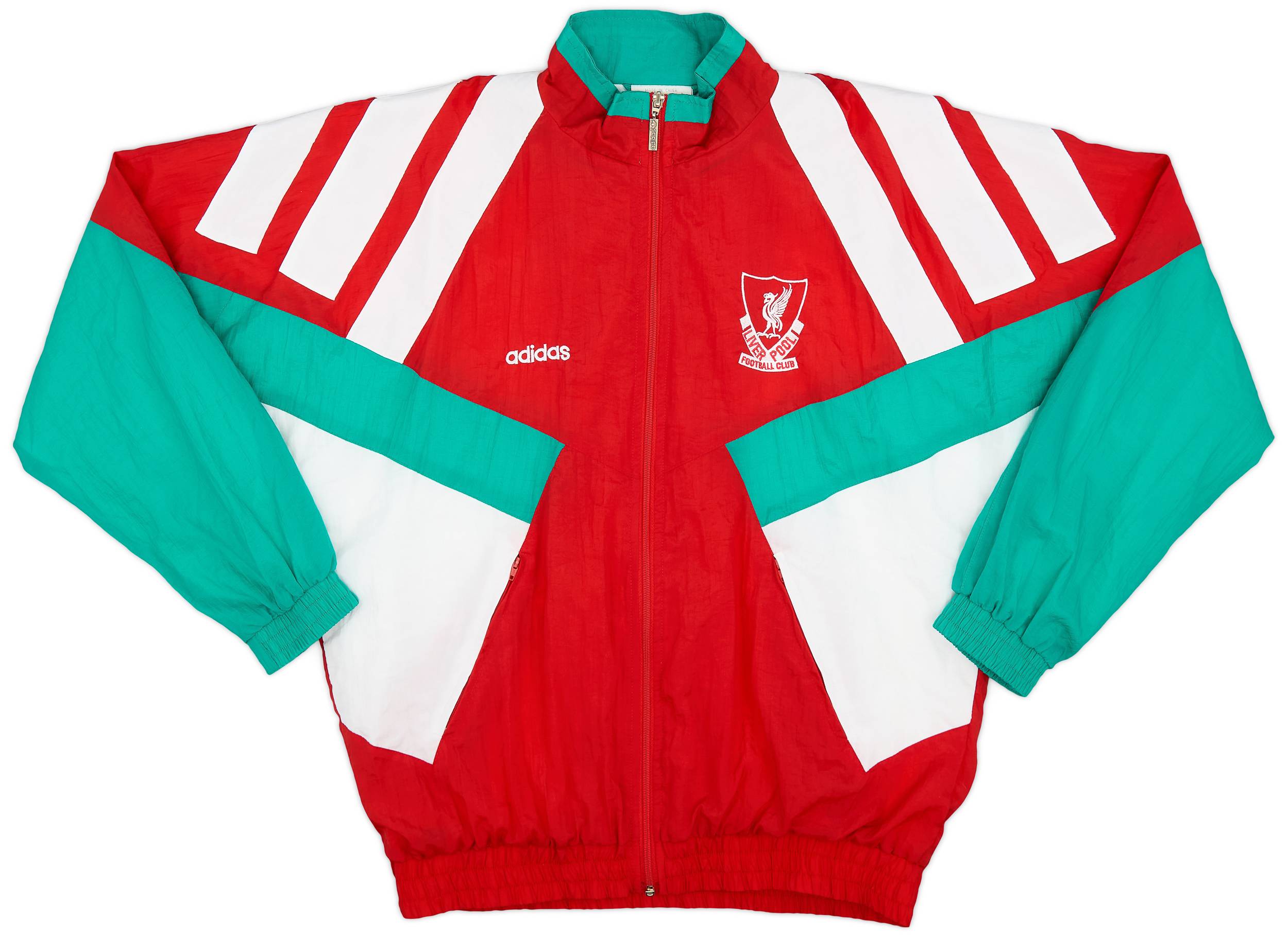 1992-93 Liverpool adidas Centenary Track Jacket - 9/10 - (M)