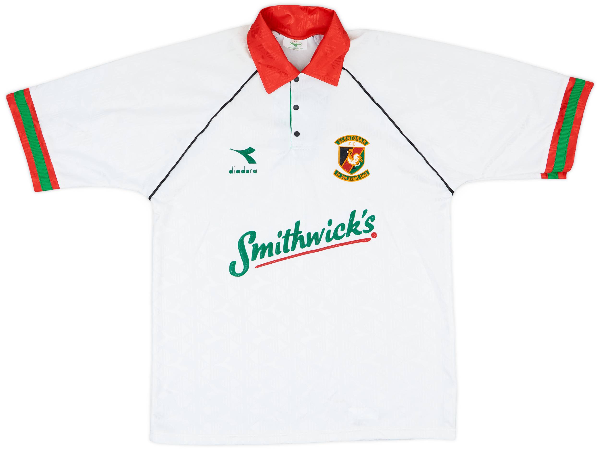 1994-96 Glentoran Away Shirt - 9/10 - (M)