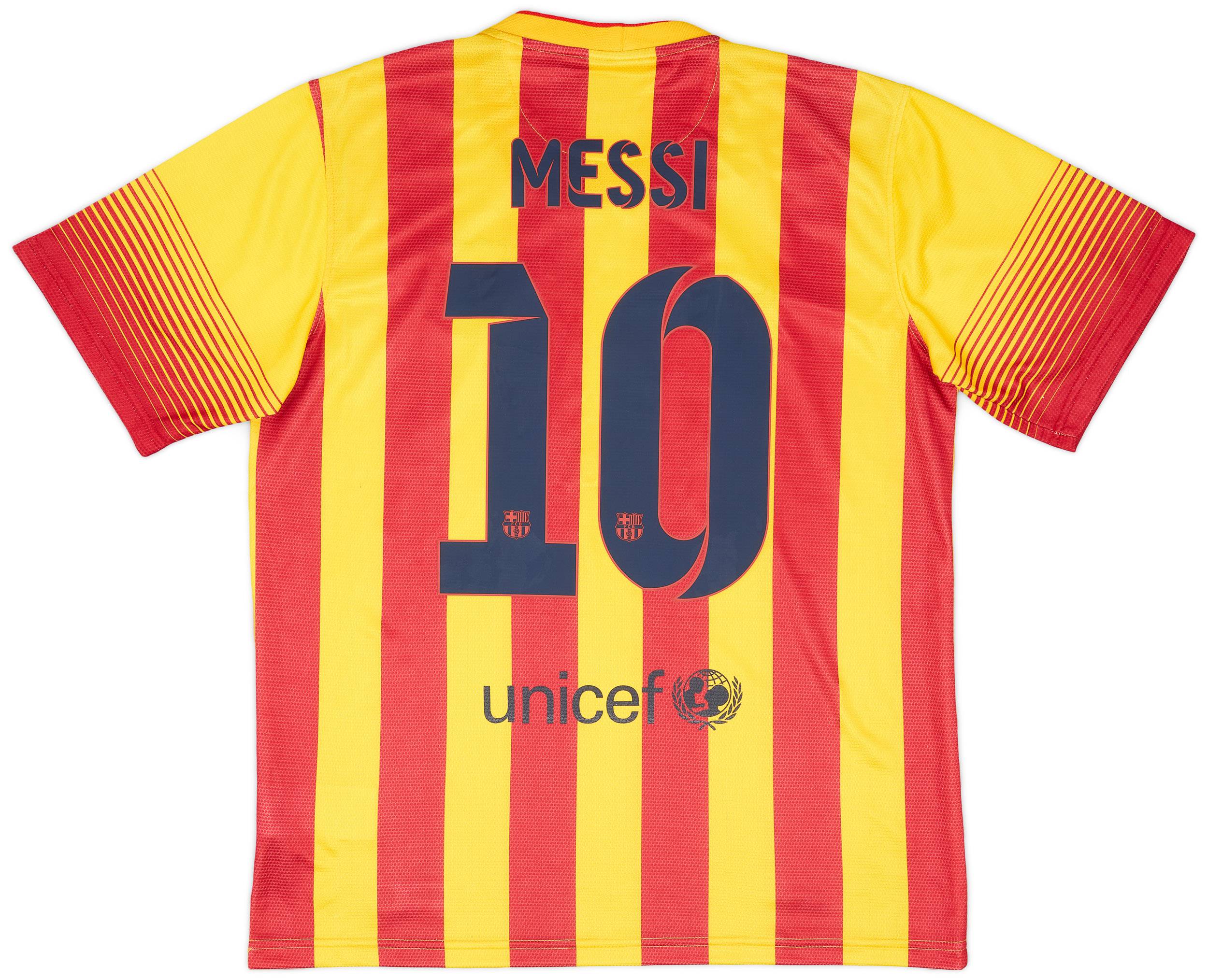 2013-15 Barcelona Away Shirt Messi #10 - 7/10 - (M)