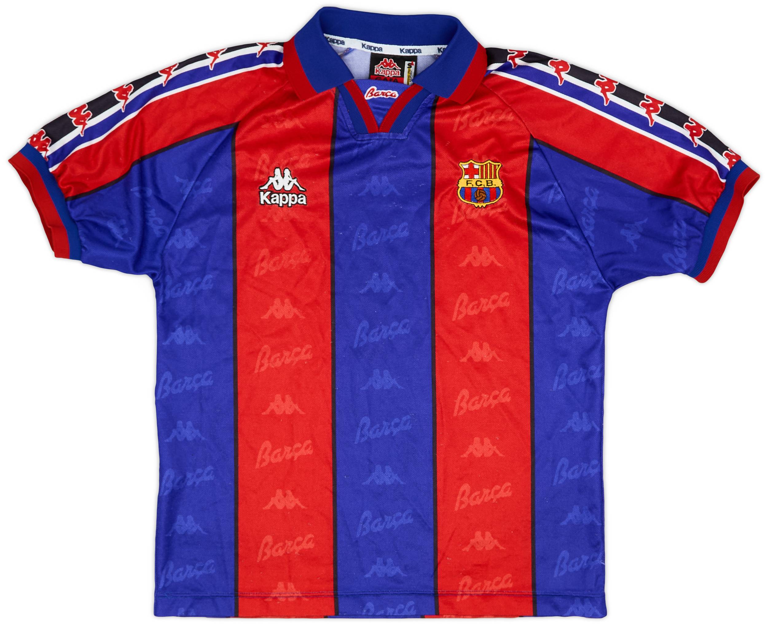 1995-97 Barcelona Home Shirt - 8/10 - (S)
