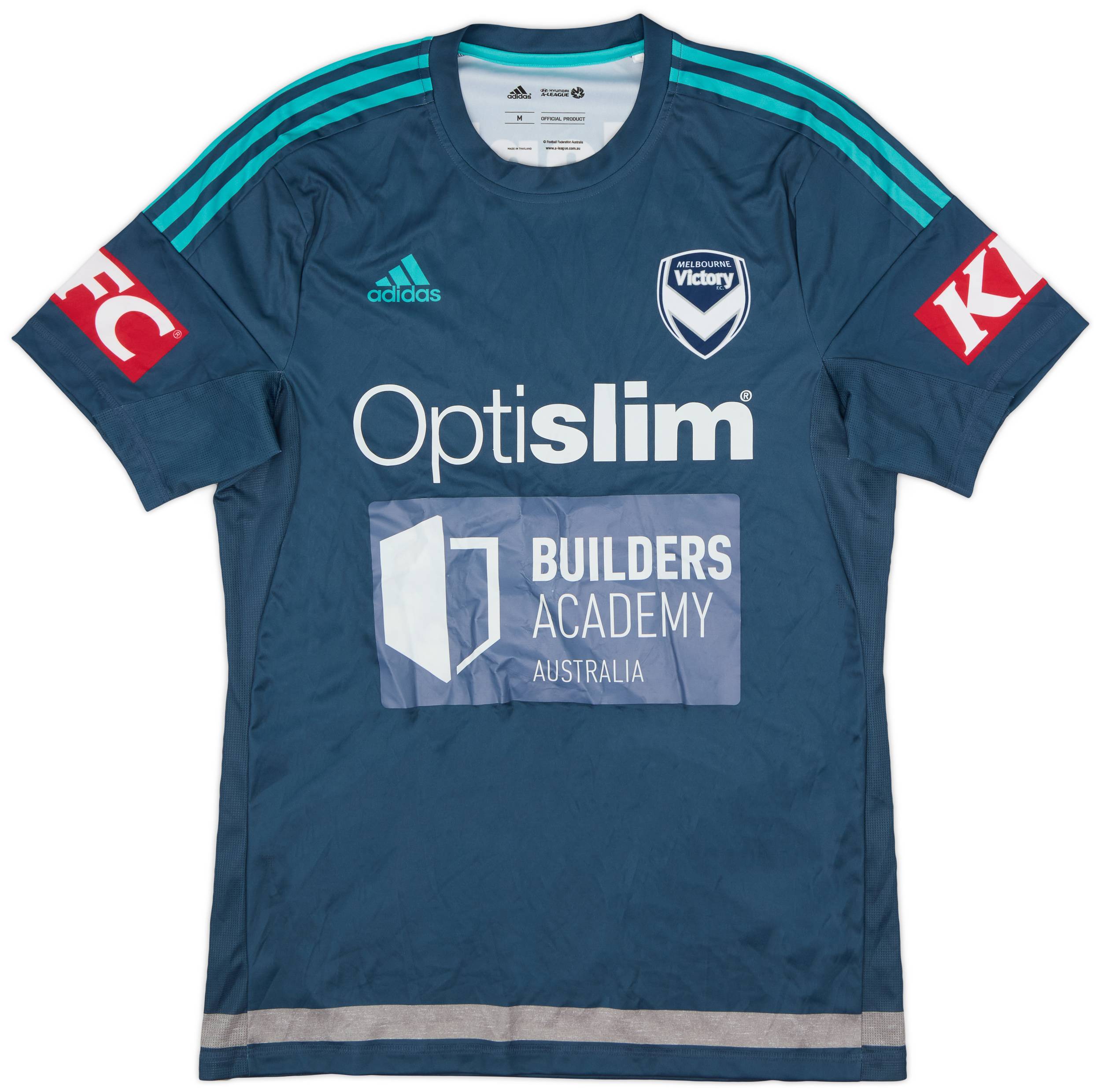 2016-17 Melbourne Victory adidas Training Shirt - 8/10 - (M)
